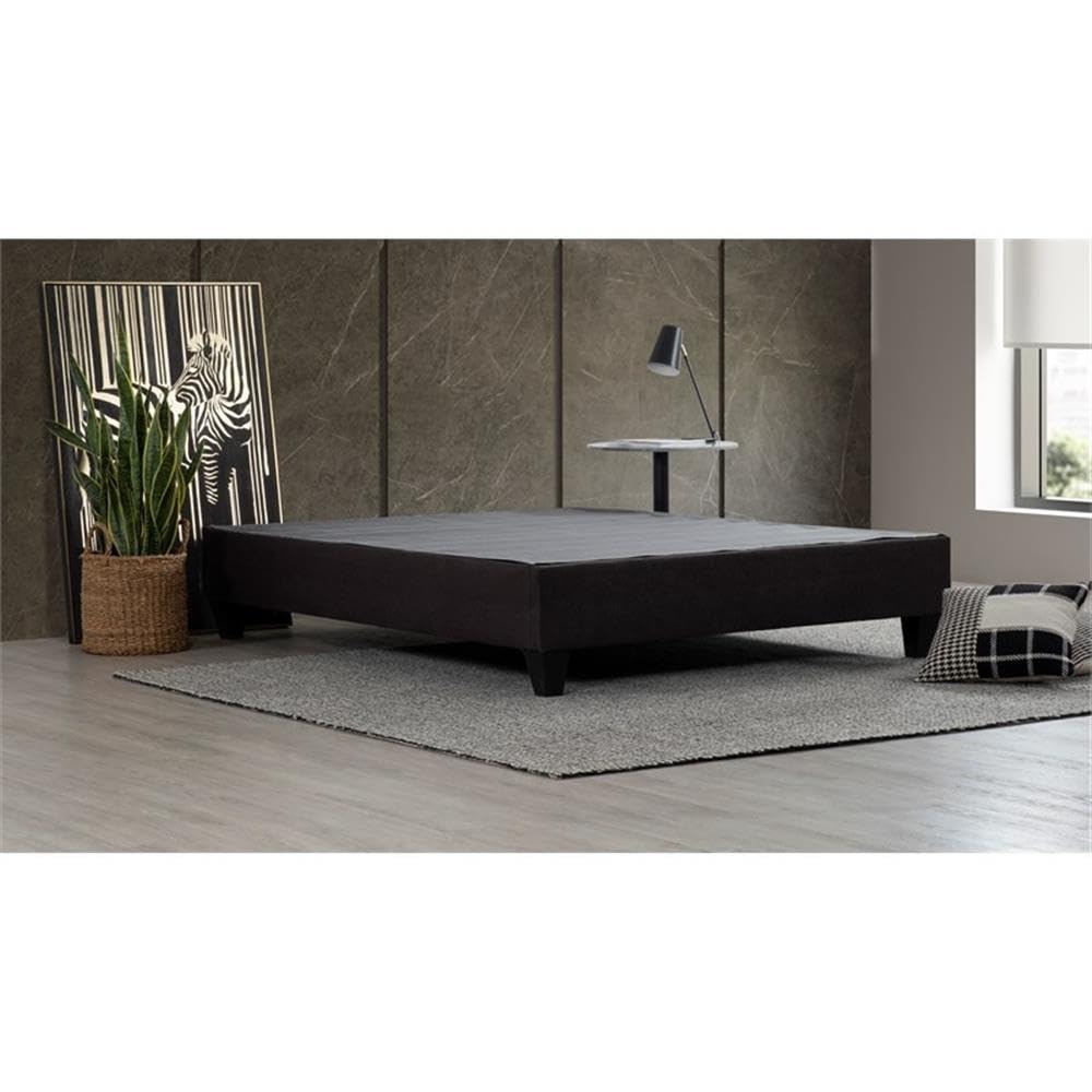 Primo International Speedy Bed Frame with Sturdy Base - Grey - Perfect for Modern Bedrooms, Guest Rooms & Dormitories