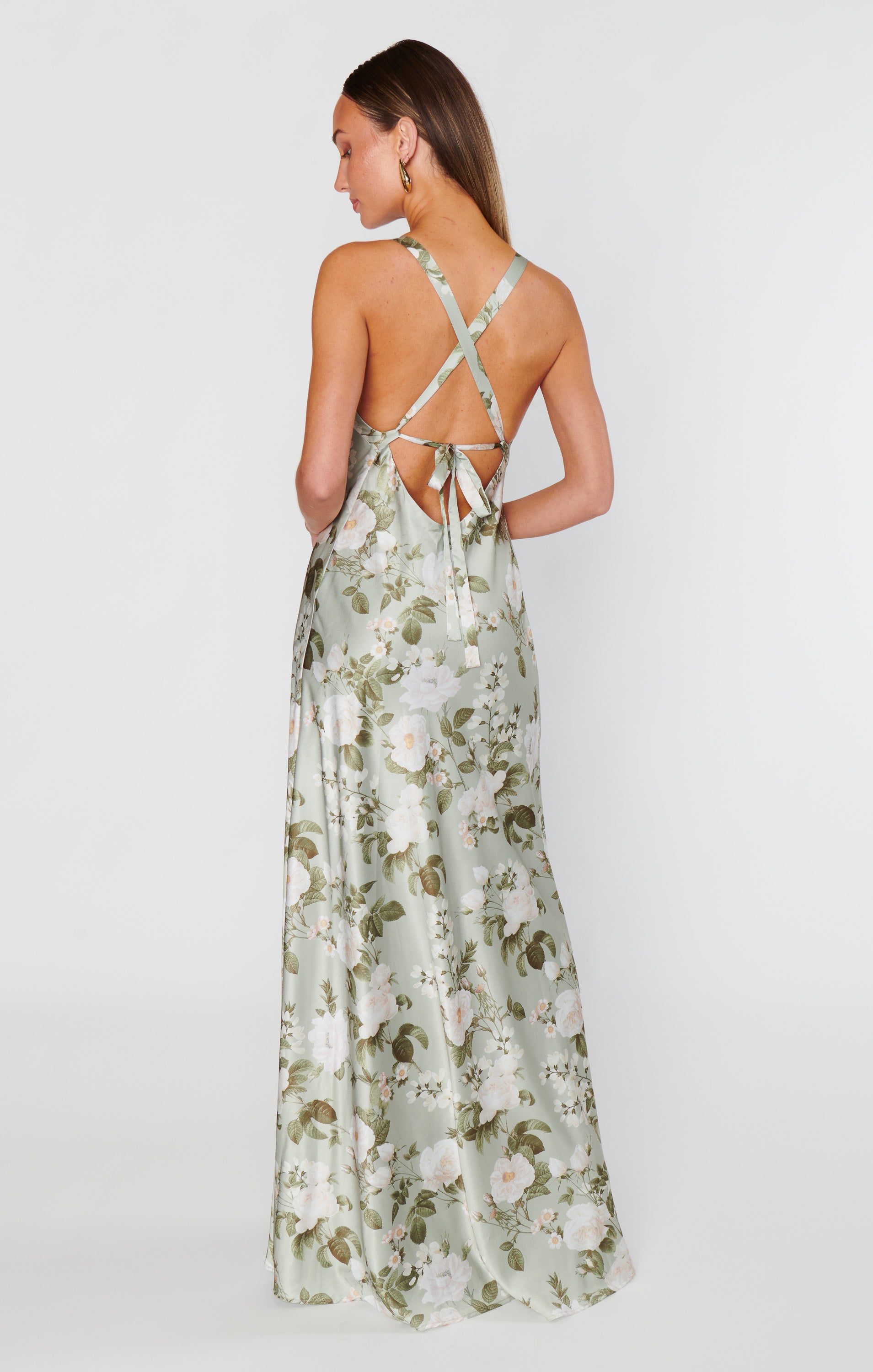 Anderson Maxi Dress with Floral Print - Elegant Secret Garden Design for Women | Perfect for Summer, Beach, and Casual Outings