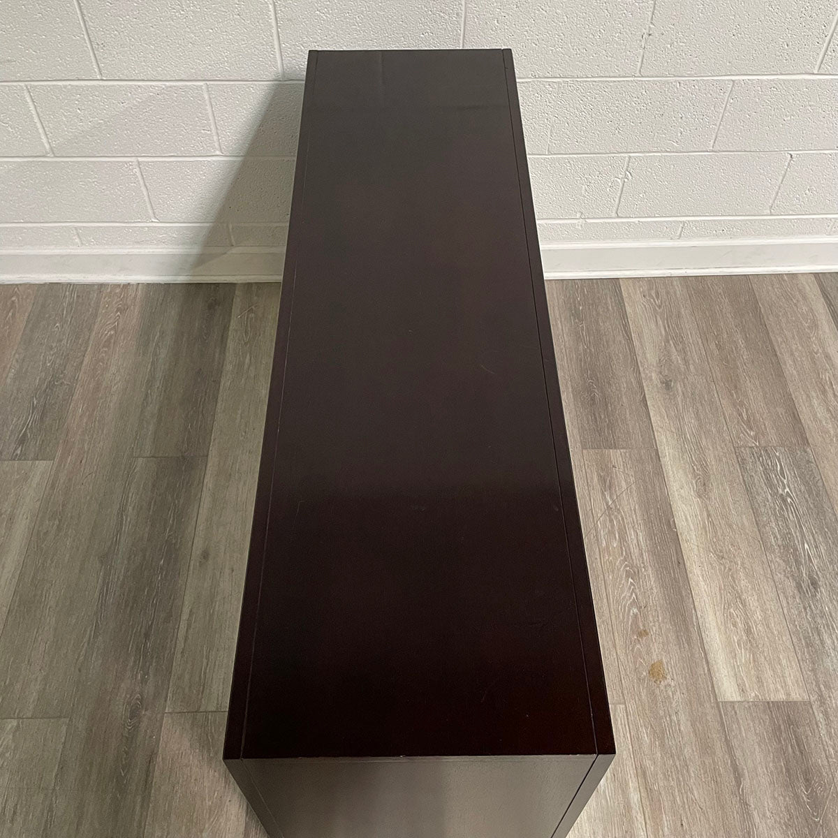 Modern Wooden Console Table with 2 Storage Drawers - Entryway Sofa Table for Hallway, Living Room & Bedroom Decor