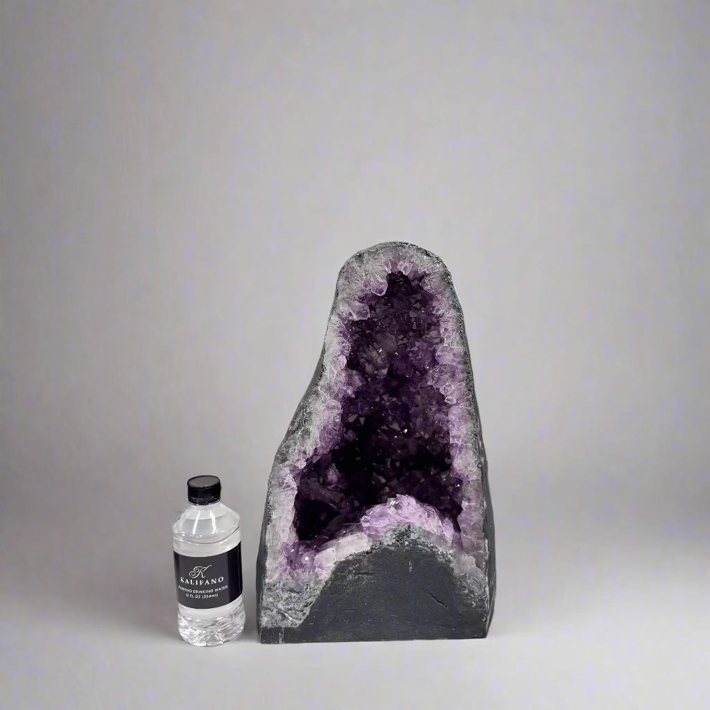 Natural Amethyst Geode Cathedral from Brazil - 14 to 36 lbs - Healing Crystal for Home Decor, Meditation & Spiritual Gifts