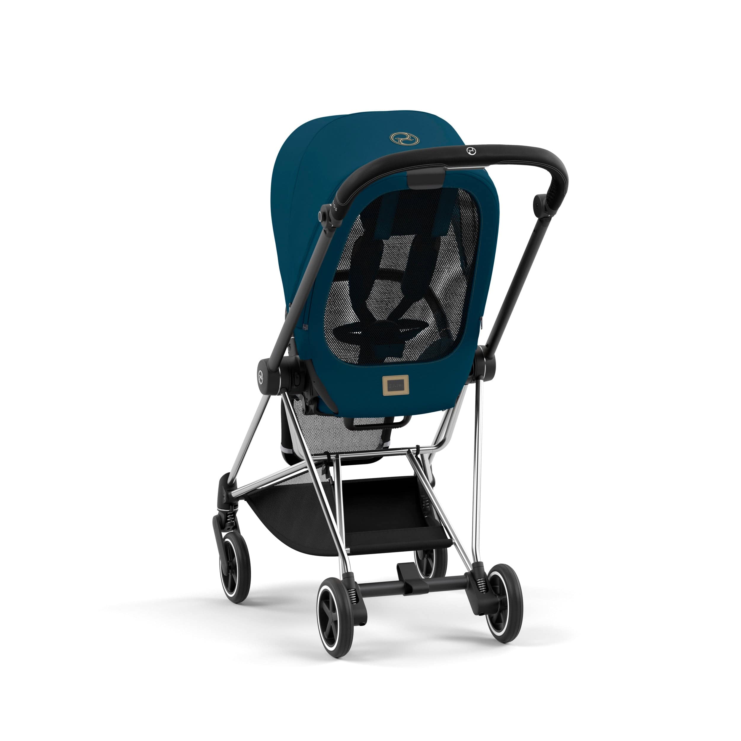 Cybex Mios 3 Complete Stroller - Lightweight Compact Baby Stroller with Reversible Seat, Chrome/Black | Perfect for City Travel & Everyday Use
