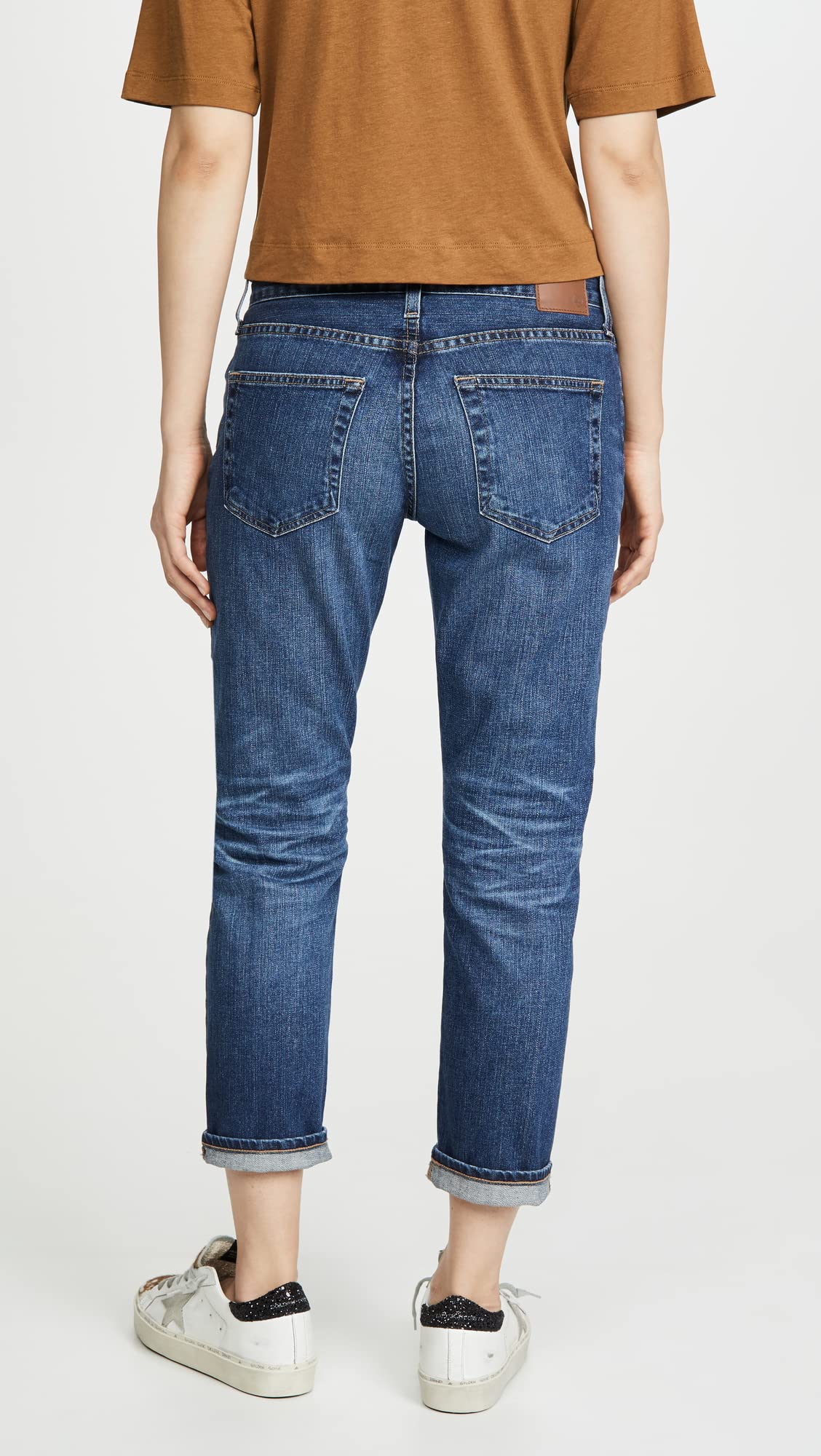 AG Adriano Goldschmied Women's Ex Boyfriend Slim Jeans - High Waisted Distressed Denim Pants for Casual Wear & Night Out | Perfect for Everyday Style and Date Nights