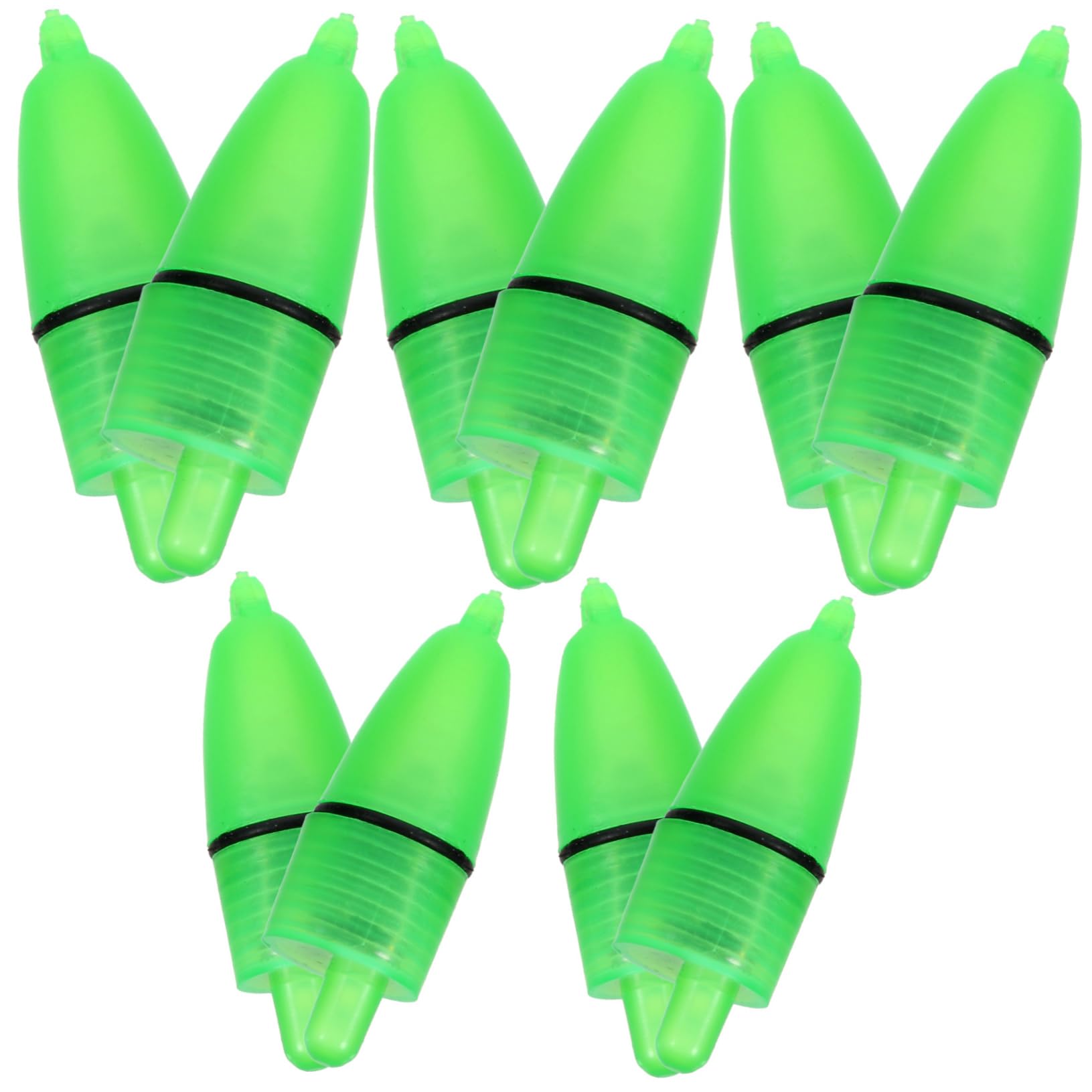 Kisangel 40-Piece LED Fishing Night Lights with Alarm Bells - Glow in the Dark Fishing Accessories for Saltwater & Freshwater - Perfect for Night Fishing, Ice Fishing, and Kayak Angling