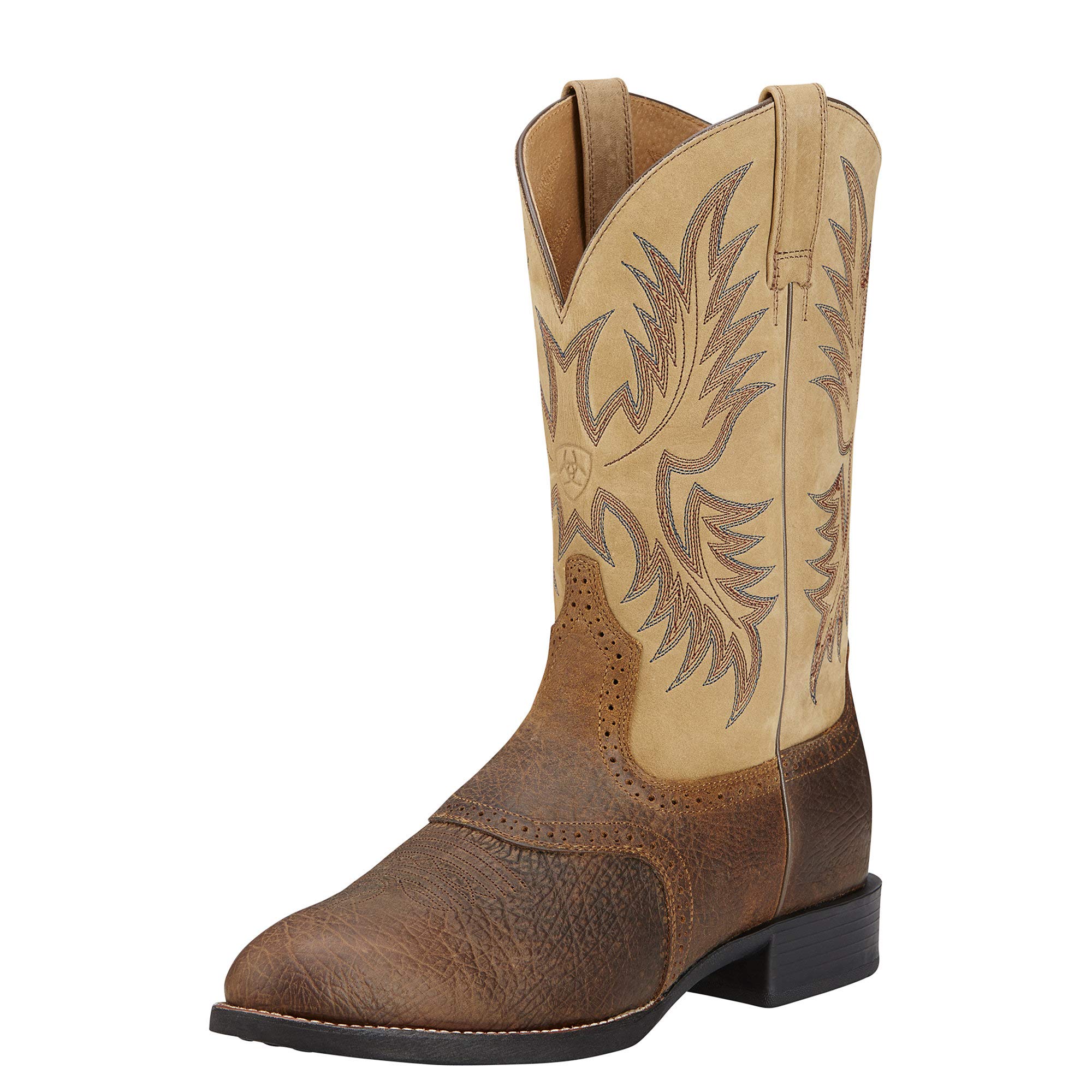 Ariat Men's Heritage Stockman Western Boot - Durable Leather Cowboy Boots for Riding, Work & Country Style | Perfect for Ranchers, Rodeos & Outdoor Adventures