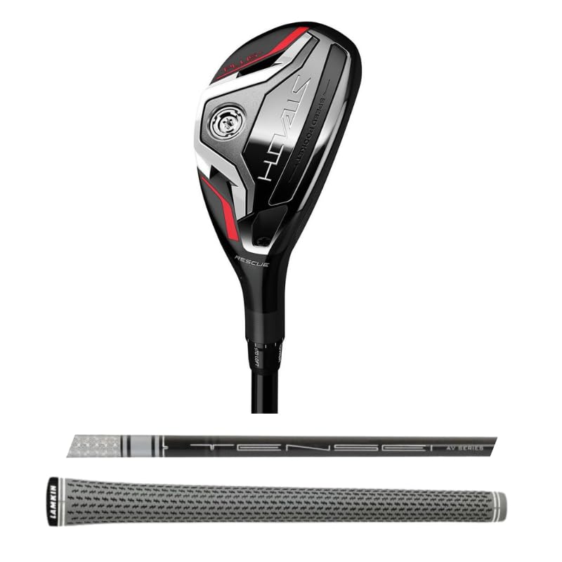 TaylorMade Stealth Plus #2-17 Hybrid Golf Club with Mitsubishi Tensei White AV Raw 90 X-Stiff Shaft - Perfect for Long Fairway Shots and Tough Lies on the Course