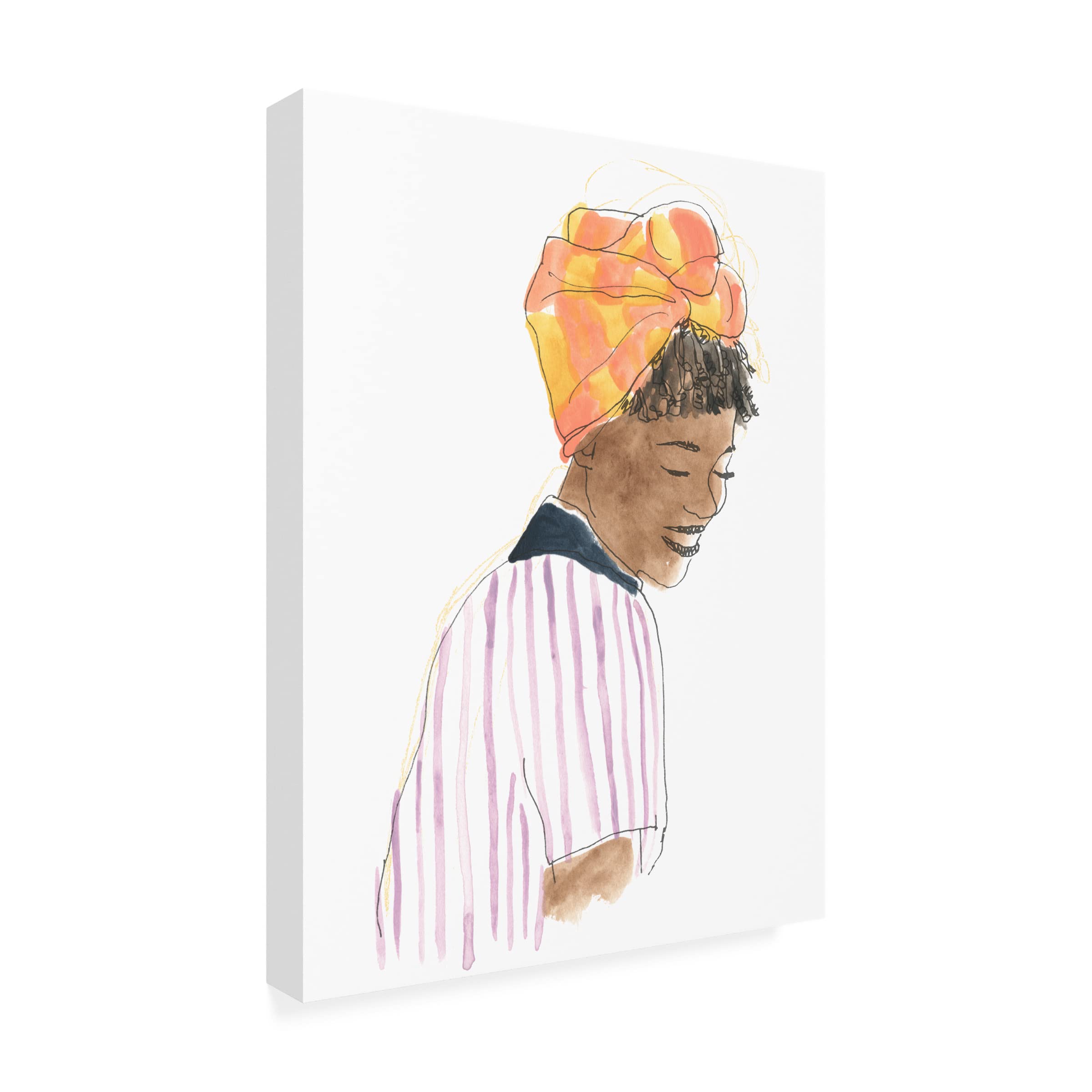 Trademark Fine Art 'Strong And Beautiful I' Canvas Wall Art Print by June Erica Vess - Perfect for Living Room, Bedroom & Office Decor