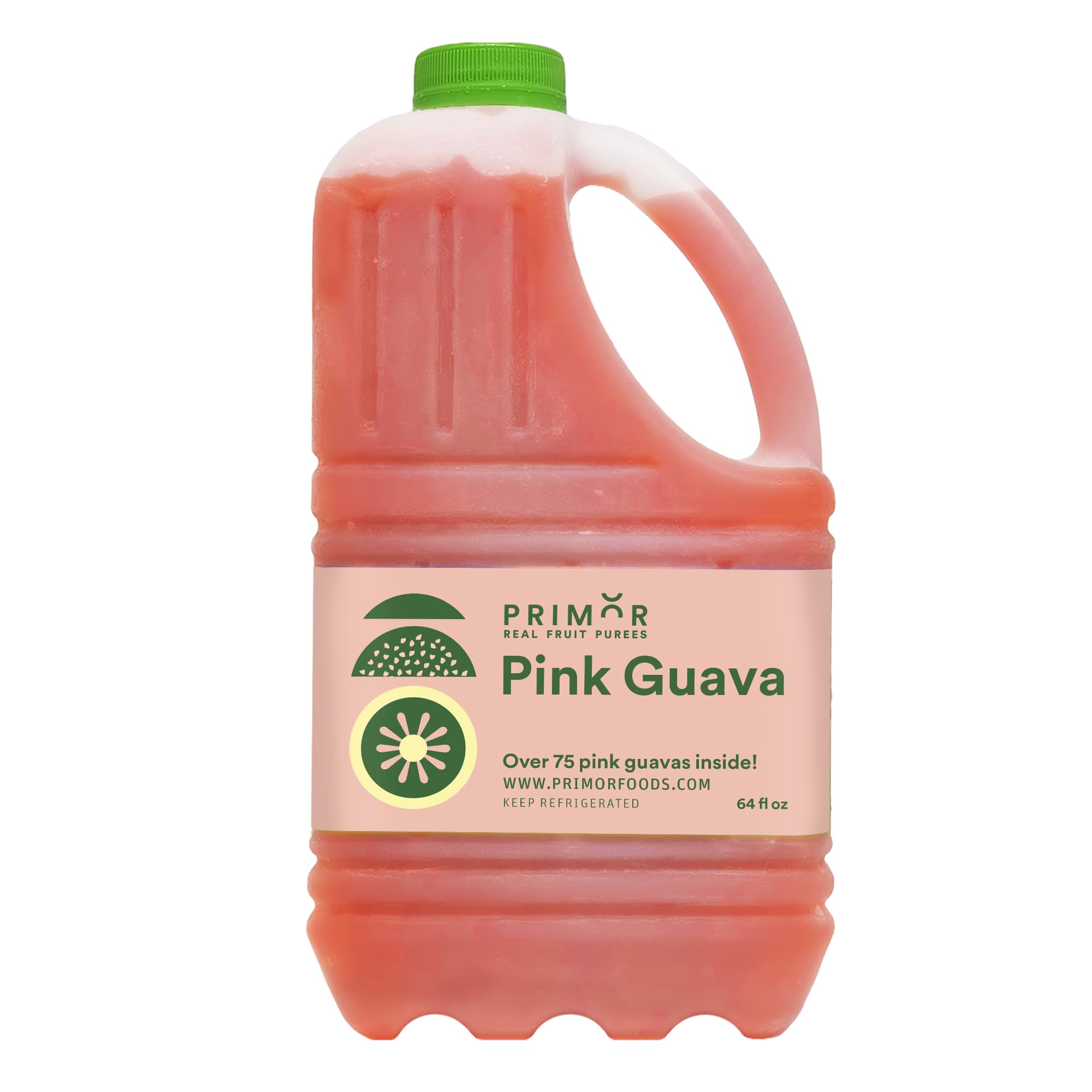 Organic Pink Guava Fruit Puree | 100% Real Fruit | Perfect for Smoothies, Cocktails, Desserts & Baby Food | All-Natural, No Additives | Great for Baking, Yogurt Toppings & Healthy Snacks