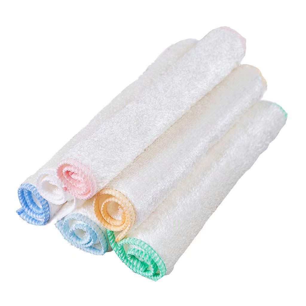Bamboo Fiber Dish Cloth - Non-Stick Oil & Super Absorbent for Kitchen Cleaning