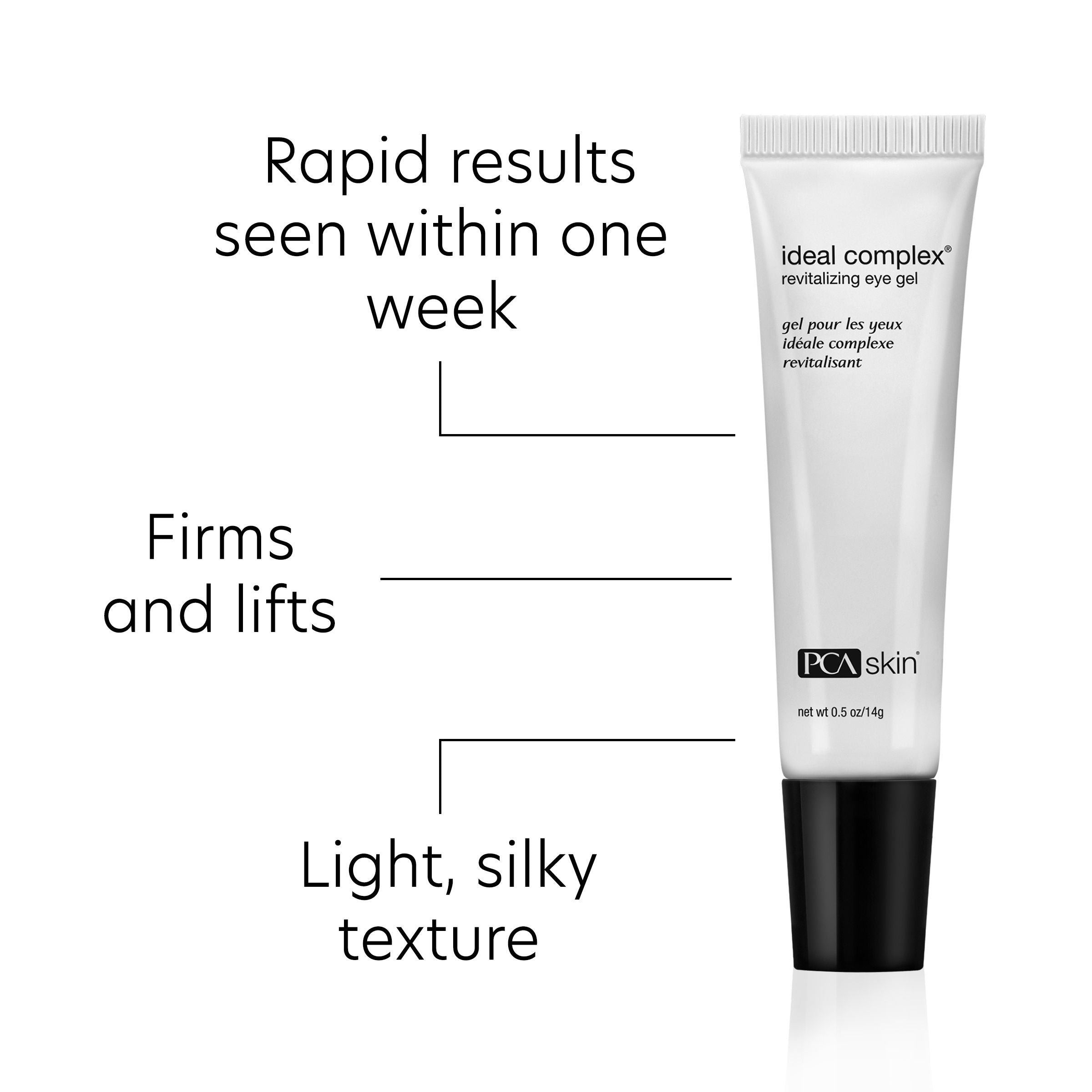 Ideal Complex Revitalizing Eye Gel for Dark Circles & Puffiness - Anti-Aging Eye Treatment for Wrinkles & Fine Lines - Perfect for Morning & Night Skincare Routine