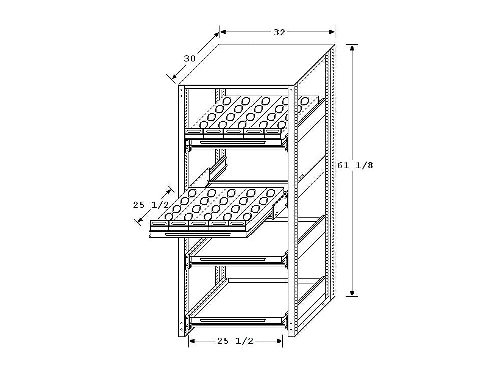 High-Quality CNC Machine Tool Rack - Durable Storage Solution for Workshop & Garage Organization | Perfect for Industrial Tools and Equipment Storage