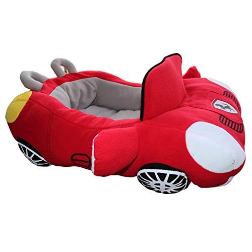 Waterproof Soft Warm Pet Dog Bed - Sports Car Shaped House for Small Dogs & Cats (Chihuahua, Yorkshire) - Cozy Puppy Sofa Kennel for Indoor Comfort & Play