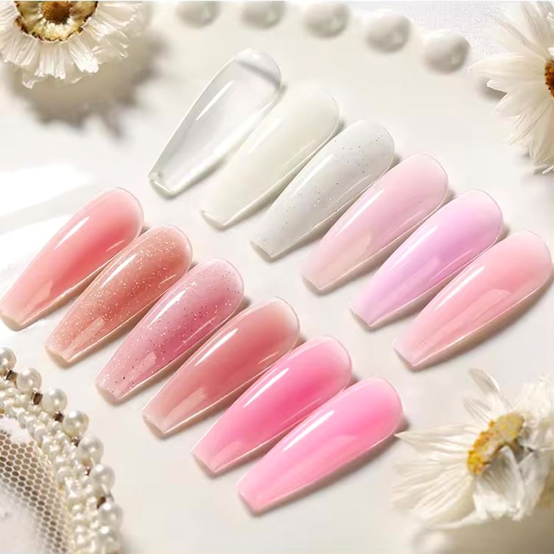 Born Pretty Extension Gel in a Jar - 30ml Nail Extension Gel for Strong & Natural-Looking Nails - Perfect for DIY Manicures, Salon Professionals & Nail Art Enthusiasts