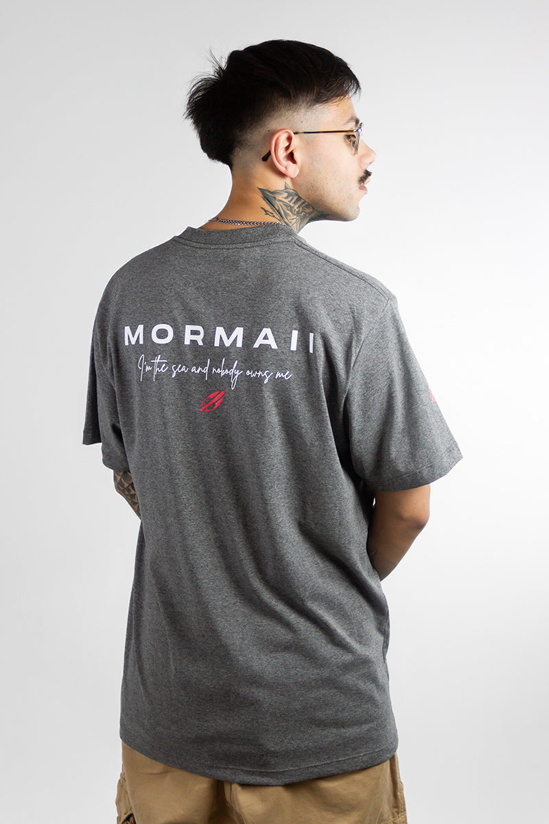 Mormaii Kraken Men's T-Shirt - Comfortable & Stylish Gray Tee for Casual Wear & Outdoor Activities