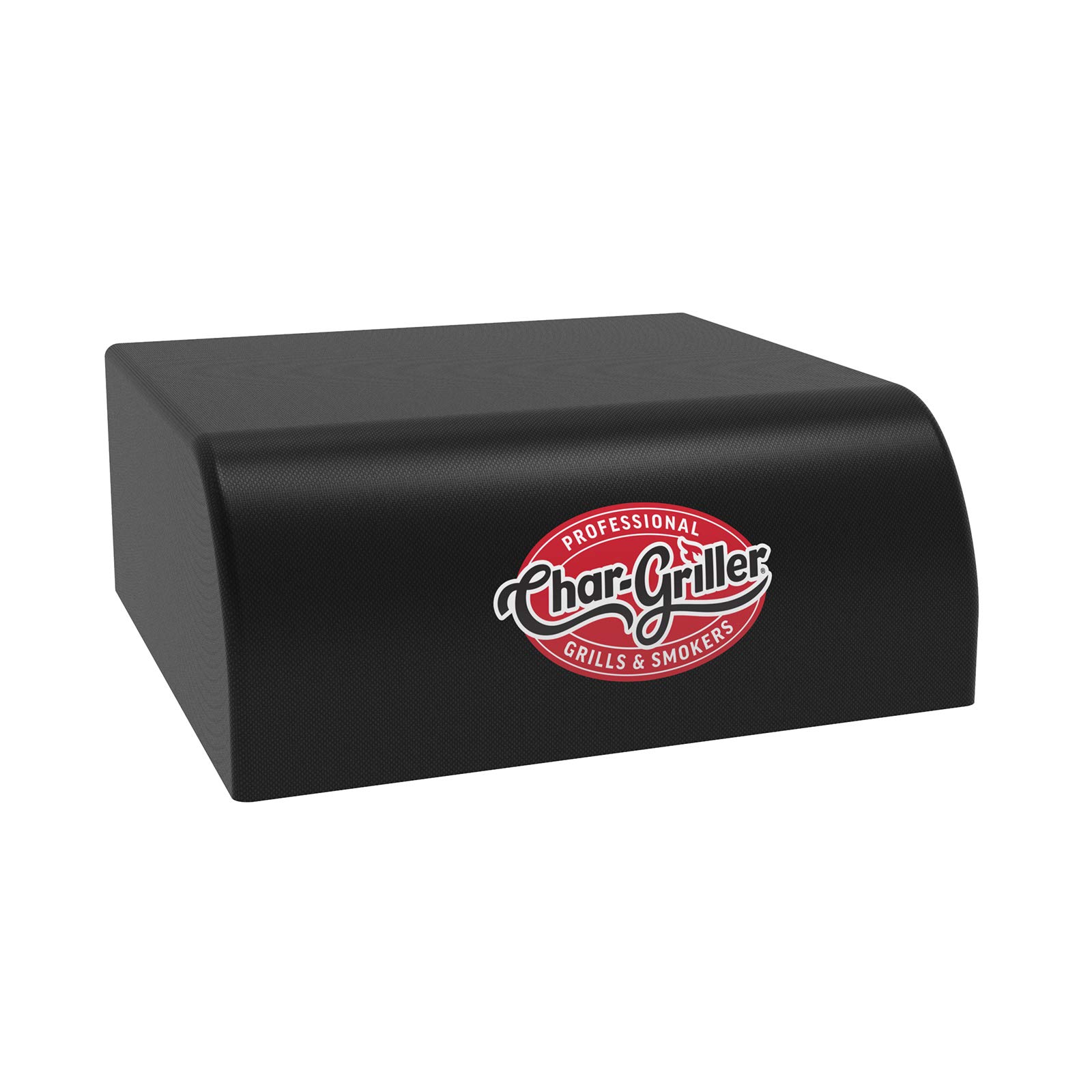 Char-Griller 8275 Portable Griddle Cover - Heavy Duty Black Weatherproof BBQ Grill Cover for Outdoor Cooking, Camping & Backyard Grilling