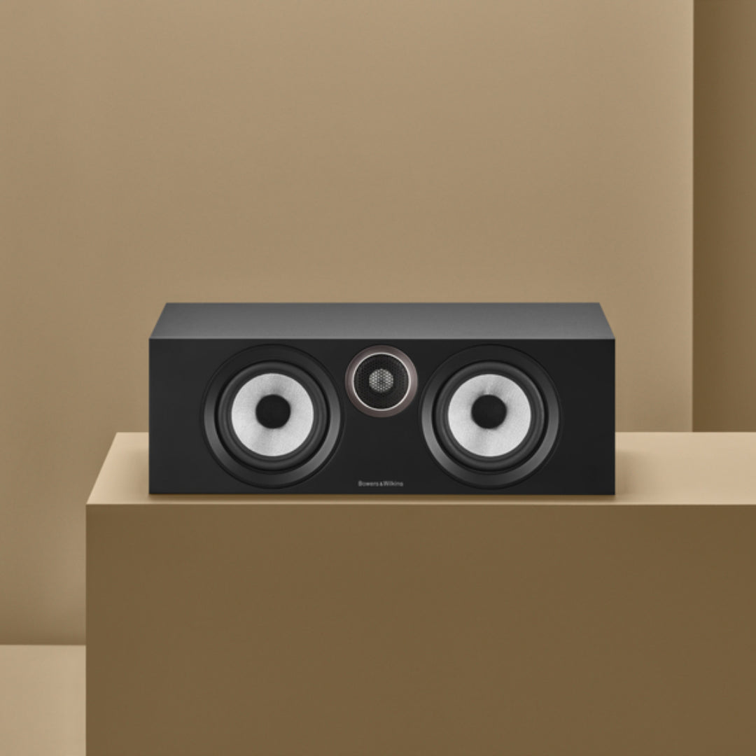 B&W HTM6 S3 Center Channel Speaker - Premium Home Theater Sound for Movies, Music & Gaming | Perfect for Dolby Atmos & Surround Sound Systems