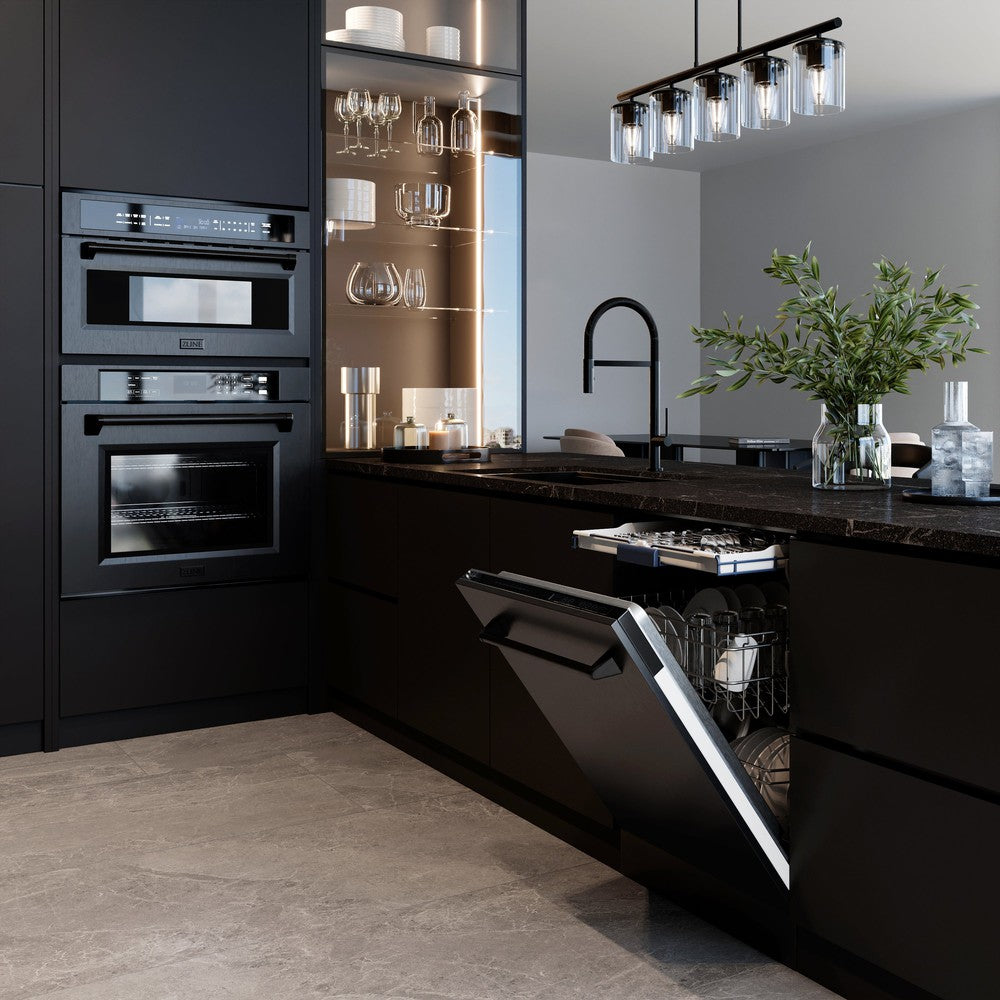 ZLINE Incline Pull Down Single Handle Matte Black Kitchen Faucet - Modern Design for Easy Cooking & Dishwashing | Perfect for Home Kitchens & Restaurants