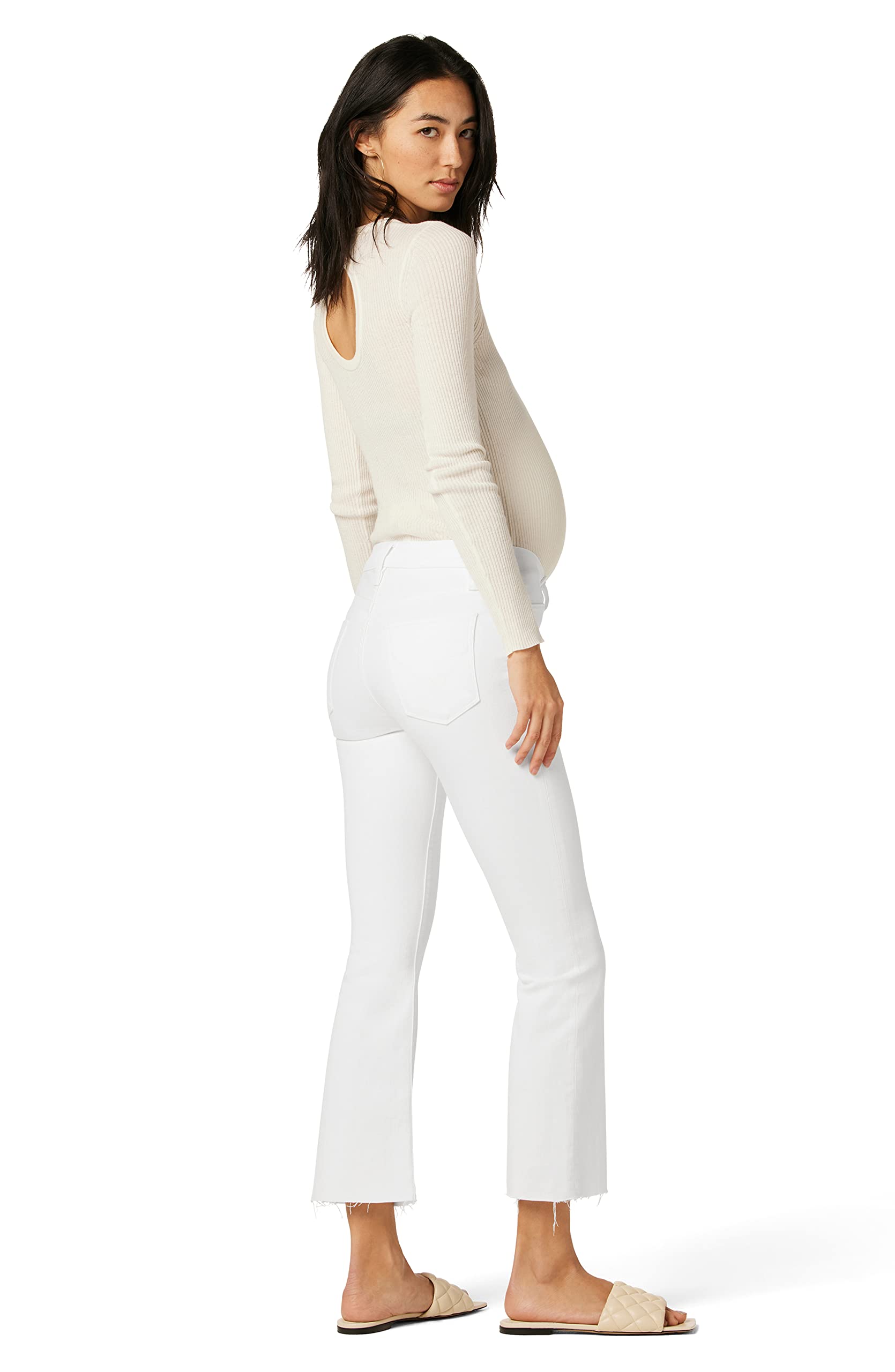 HUDSON Women's Nico Mid-Rise Maternity Bootcut Jeans - Comfortable Stretch Denim Pants for Pregnant Women | Perfect for Work, Casual Wear & Everyday Comfort