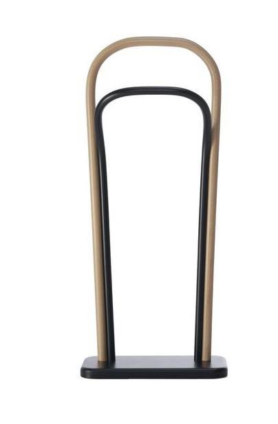 GTV Arch Bentwood Clothes Valet Stand - Premium Wooden Valet Hanger for Suits, Jackets & Pants | Perfect for Bedroom, Closet & Dressing Room Organization