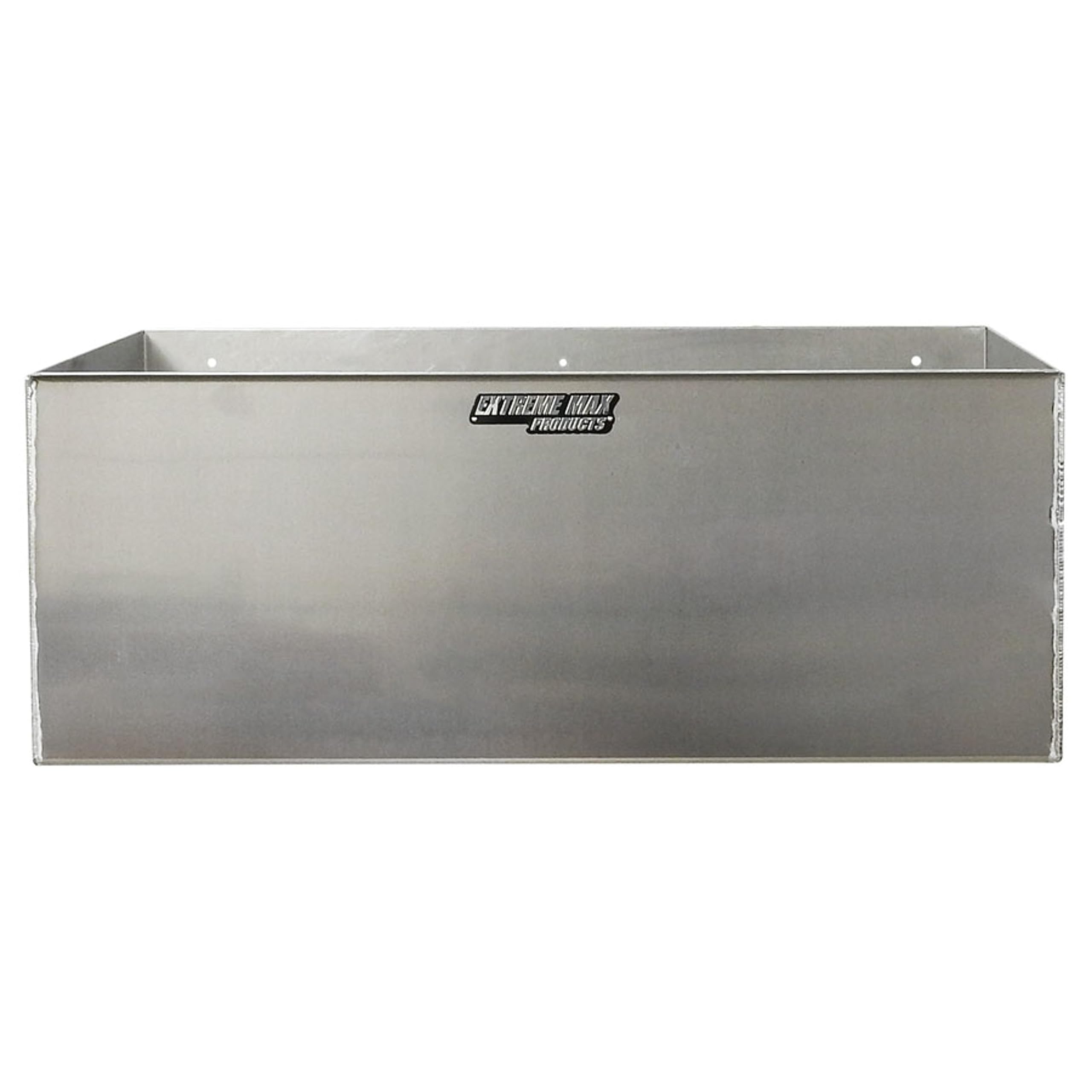 Extreme Max 5001.6044 Aluminum Dual Fuel Jug Holder - Heavy Duty 2 x 5 Gallon Container Organizer for Gas & Diesel - Perfect for Race Trailers, Workshops, Garages & Storage Areas - Durable Silver Finish