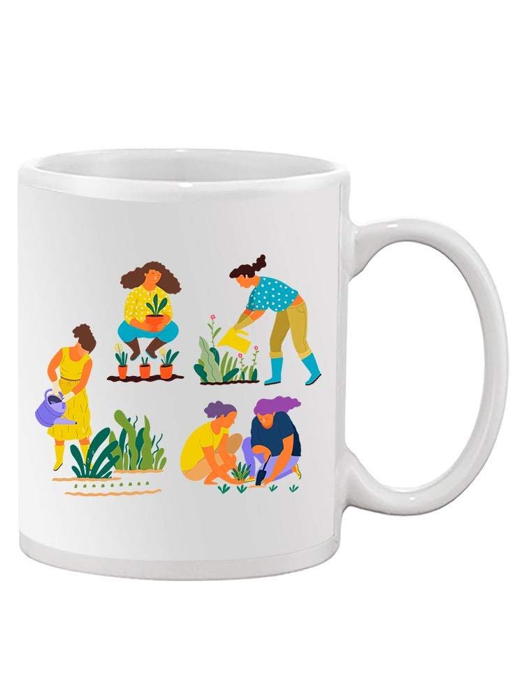 Smartprints Gardening Mug - Unisex Ceramic Coffee Cup with Plant Design, Perfect for Gardeners, Plant Lovers & Coffee Enthusiasts - Great for Home, Office & Outdoor Use