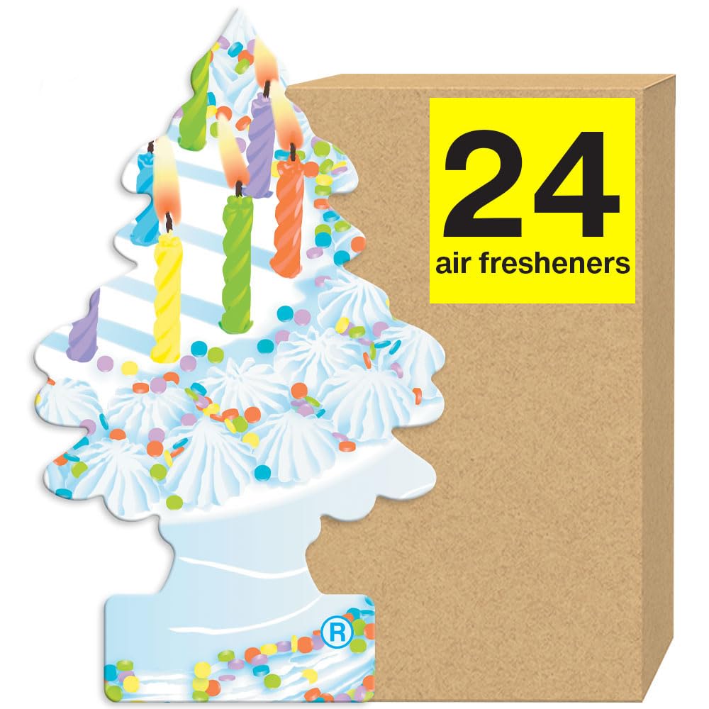 Little Trees Air Fresheners - 24 Pack of Long-Lasting Hanging Car Air Fresheners for Auto & Home | Fresh Scent for Vehicles, Offices & Small Spaces | Perfect for Everyday Use & Special Occasions