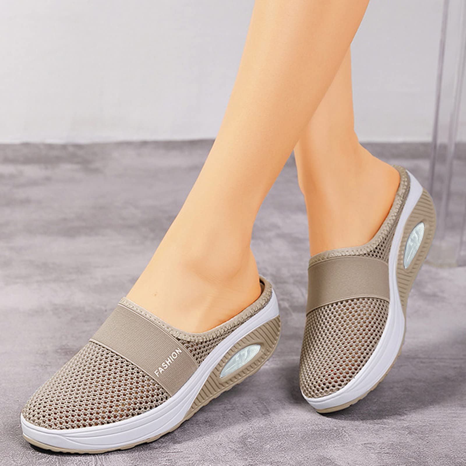 Best Women's Summer Sandals 2024 - Breathable Closed Toe Hollow Out Casual Wedge Sandals | Comfortable Platform Shoes for Walking, Beach & Daily Wear