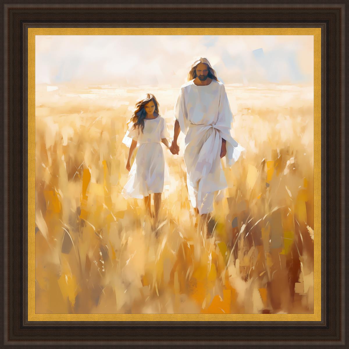 Come Follow Me Large Wall Art - Inspirational Christian Home Decor for Living Room, Bedroom & Office - Perfect Gift for Religious Families
