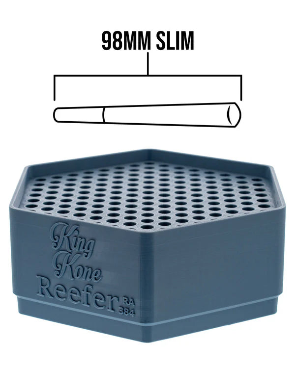 King Kone Slim & Reefer Tray - 98mm Rolling Paper Holder for Perfect Joints & Pre-Rolls | Ideal for Smoking Accessories & Rolling Trays