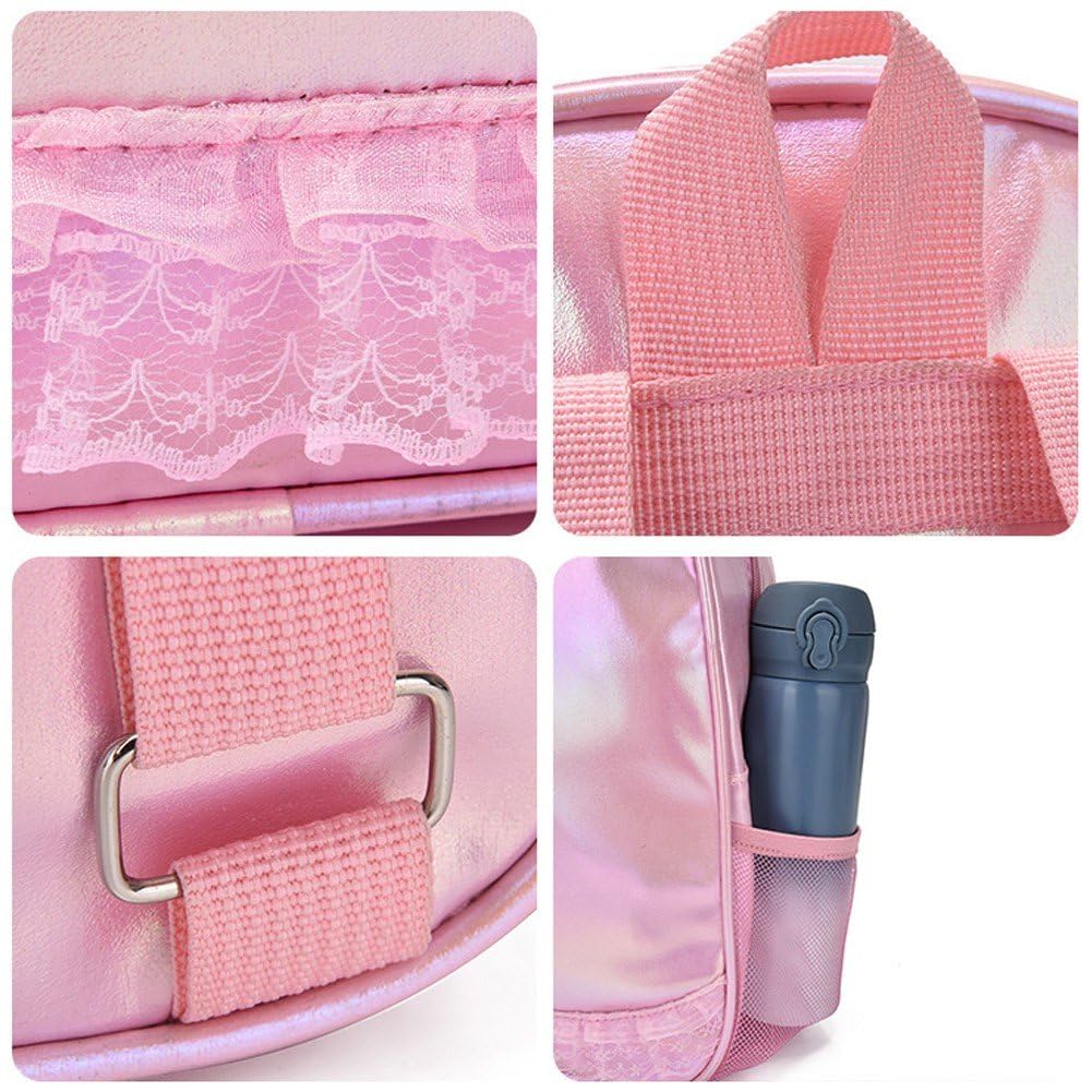 Pink Ballet Backpack for Girls - Kids Dance Bag with Yarn Skirt Decoration | Perfect for Ballet, Gymnastics, Swimming & Dance Classes | Lightweight School Backpack for Toddlers & Children