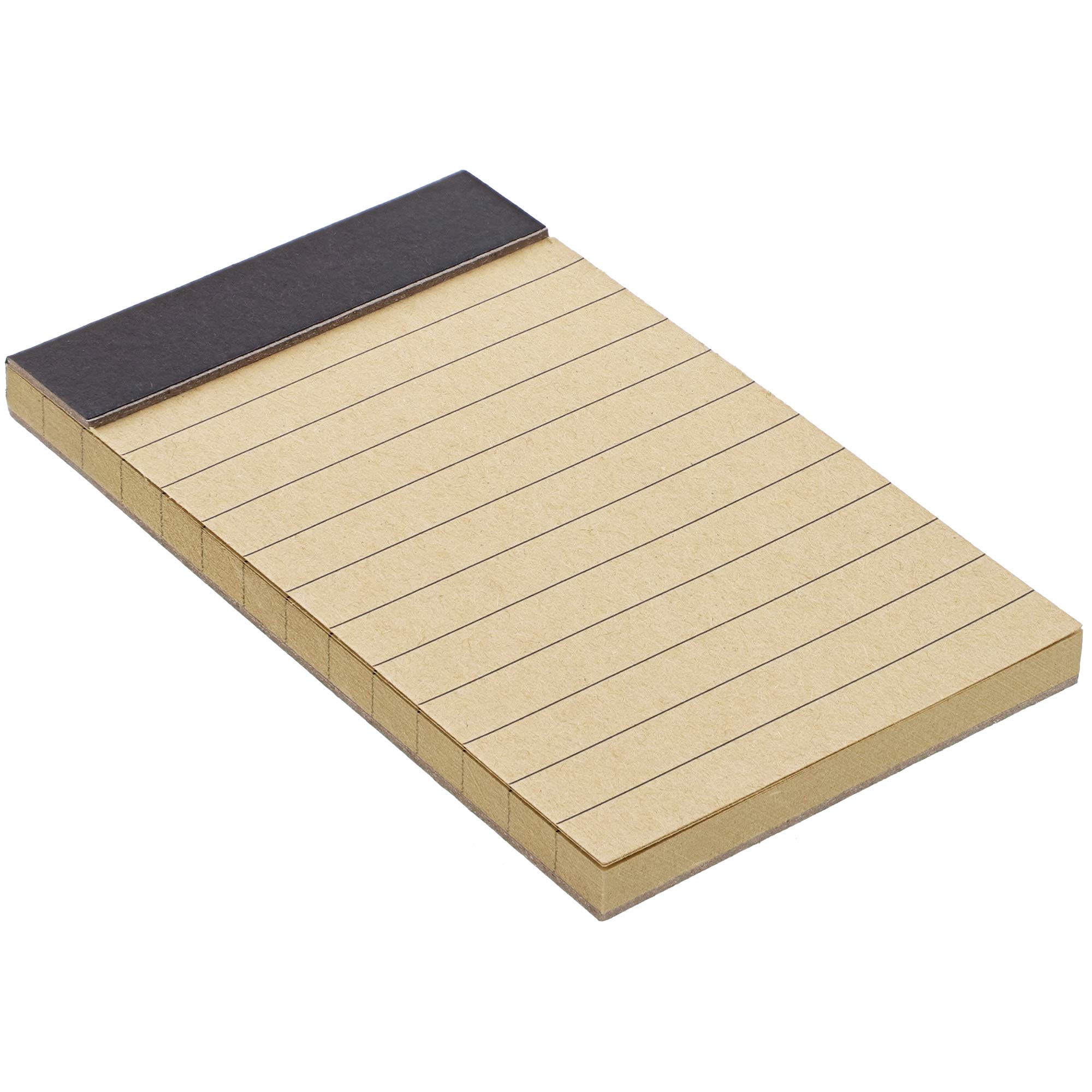 Mini Tasks List Notepads with Kraft Paper (2 x 4 Inches, 12-Pack) - Sticky Notes for Office, School, Home & Daily Reminders - Perfect for To-Do Lists, Grocery Shopping & Productivity Tracking