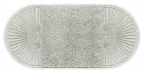 Premium M+A Matting 274 Waterhog Grand Classic Indoor/Outdoor Doormat - 3.5x11.7ft Polypropylene Fiber with Non-Slip SBR Rubber Backing - Heavy Duty Entryway Mat for Home, Office & Commercial Use - Weatherproof Floor Protection for High Traffic Areas