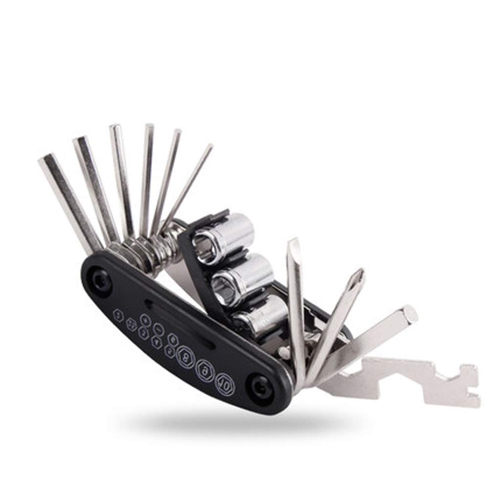 SKREOJF Mountain Bike Repair Tool Kit - Hex Wrench, Screwdriver, Socket Wrench & Tire Repair Tools for Cycling Maintenance | Perfect for Trailside Repairs & Home Bike Workshops