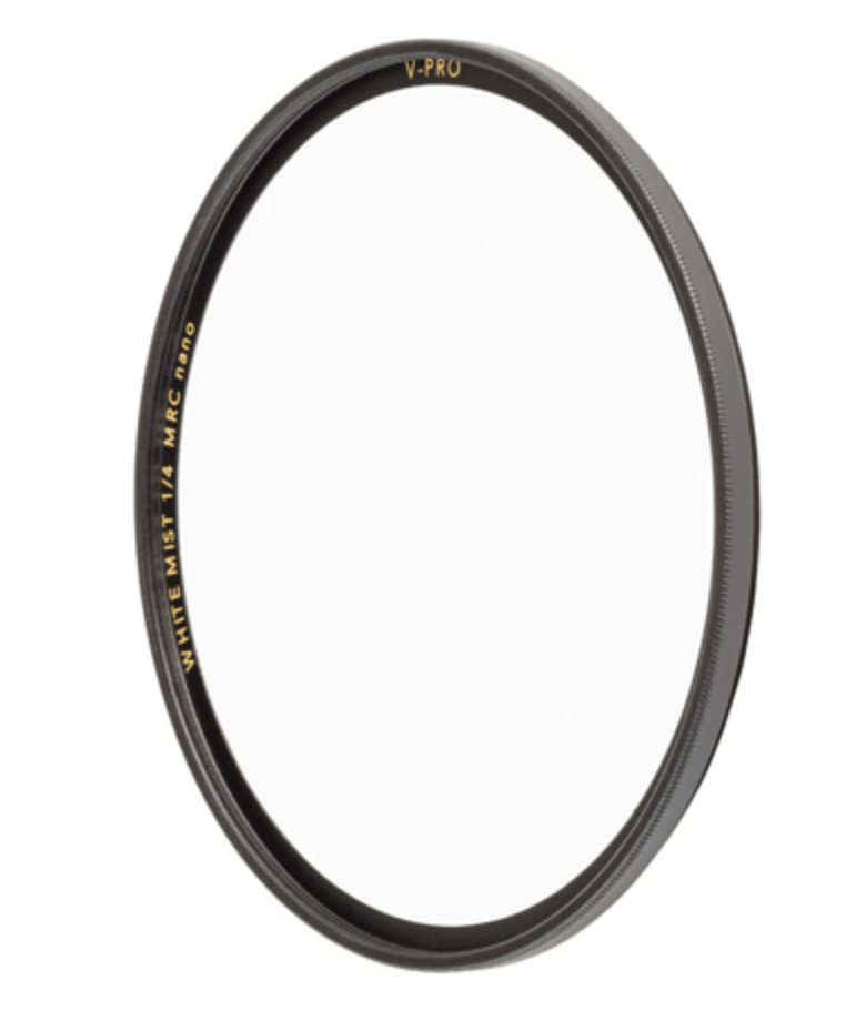 B+W 55mm White Mist MRC Nano Diffusion Filter 1/4 Grade - Soften Harsh Light for Portraits & Cinematic Photography