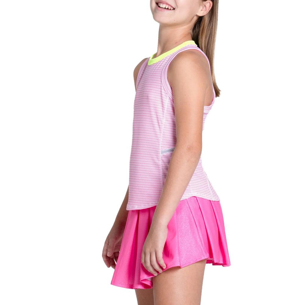 Girls' Victory Streak Tennis Tank Top - Pink Athletic Shirt for Women & Teens | Perfect for Tennis, Gym & Casual Wear