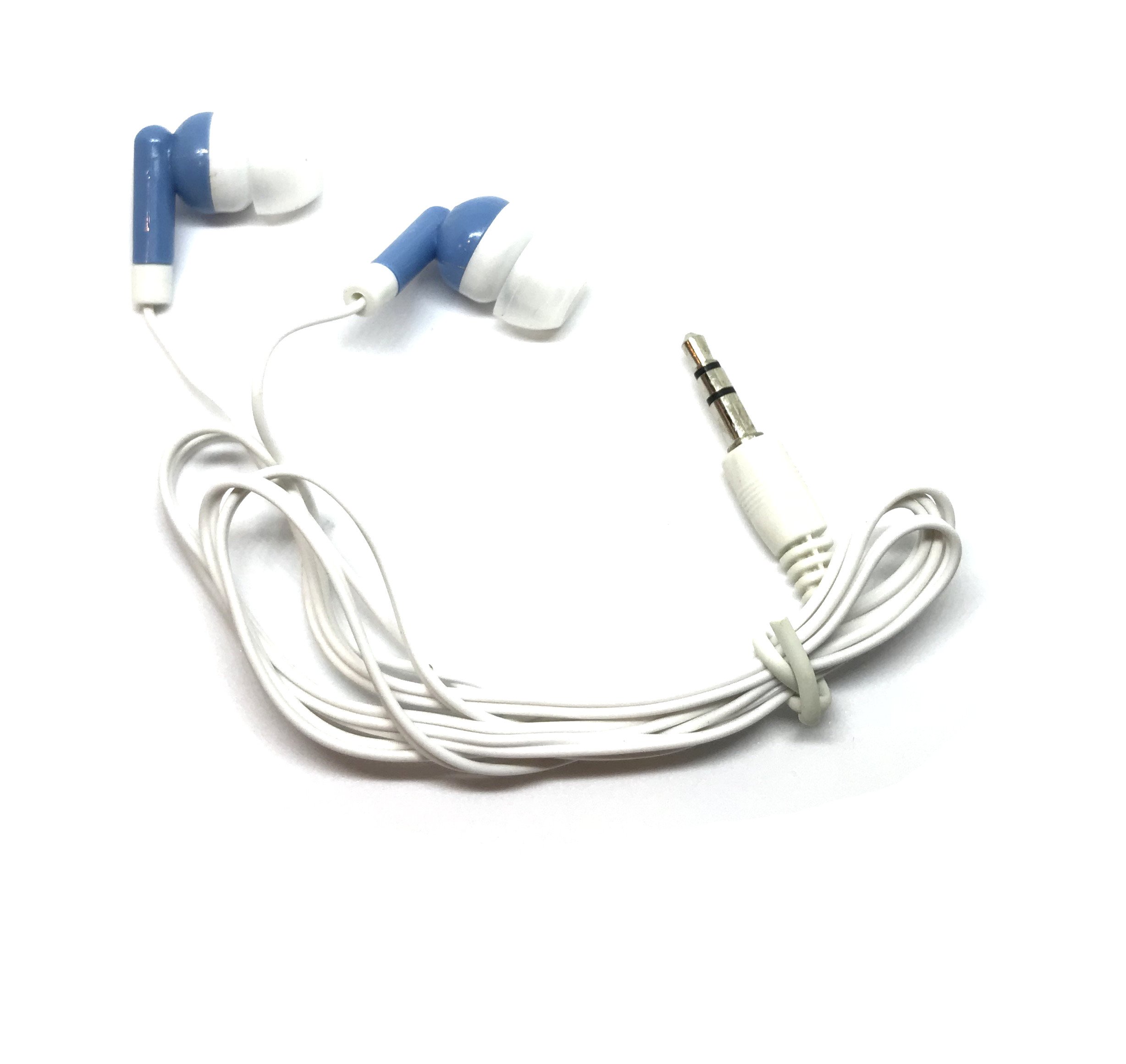 Wholesale Bulk 500 Pack Earbuds Headphones for iPhone, Android, MP3 Player - Mixed Colors | TFD Supplies | Perfect for Schools, Gyms, Events & Retail Stores
