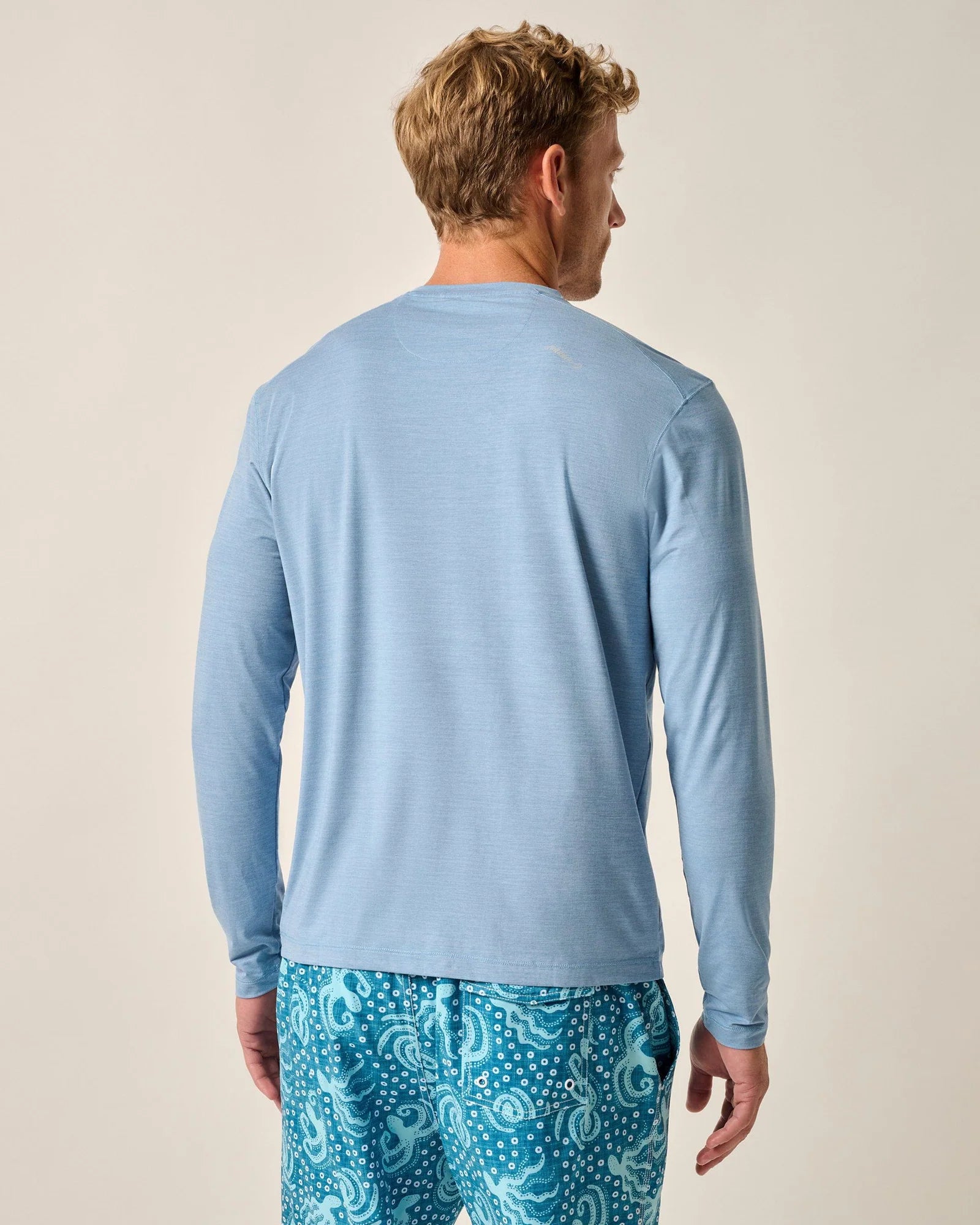 Johnnie O Basin Prep Performance Long Sleeve T-Shirt for Men - Quick-Dry, Moisture-Wicking Golf & Casual Shirt - Perfect for Golfing, Travel, and Outdoor Activities