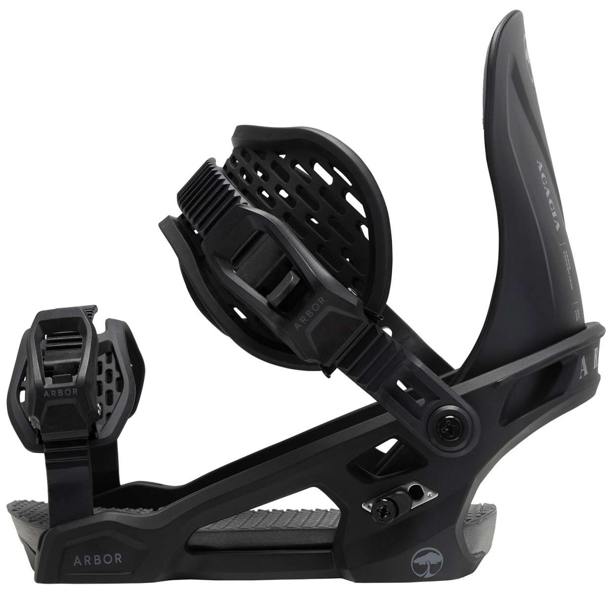 Arbor Women's Acacia Snowboard Bindings 2024 - Lightweight & Responsive for All-Mountain Riding - Perfect for Freestyle & Powder Snowboarding