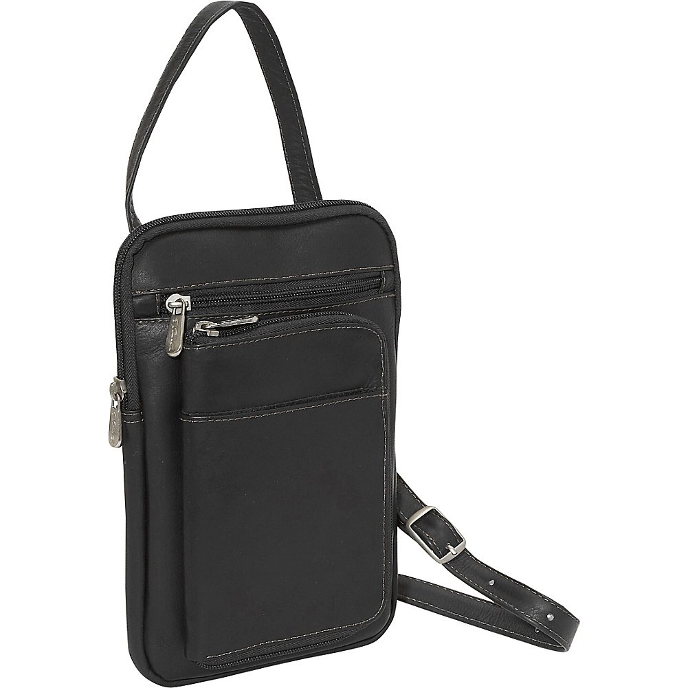 Black Hanging Travel Organizer for Clothes & Accessories - Portable Storage Solution for Suitcase, Closet & Hotel Use