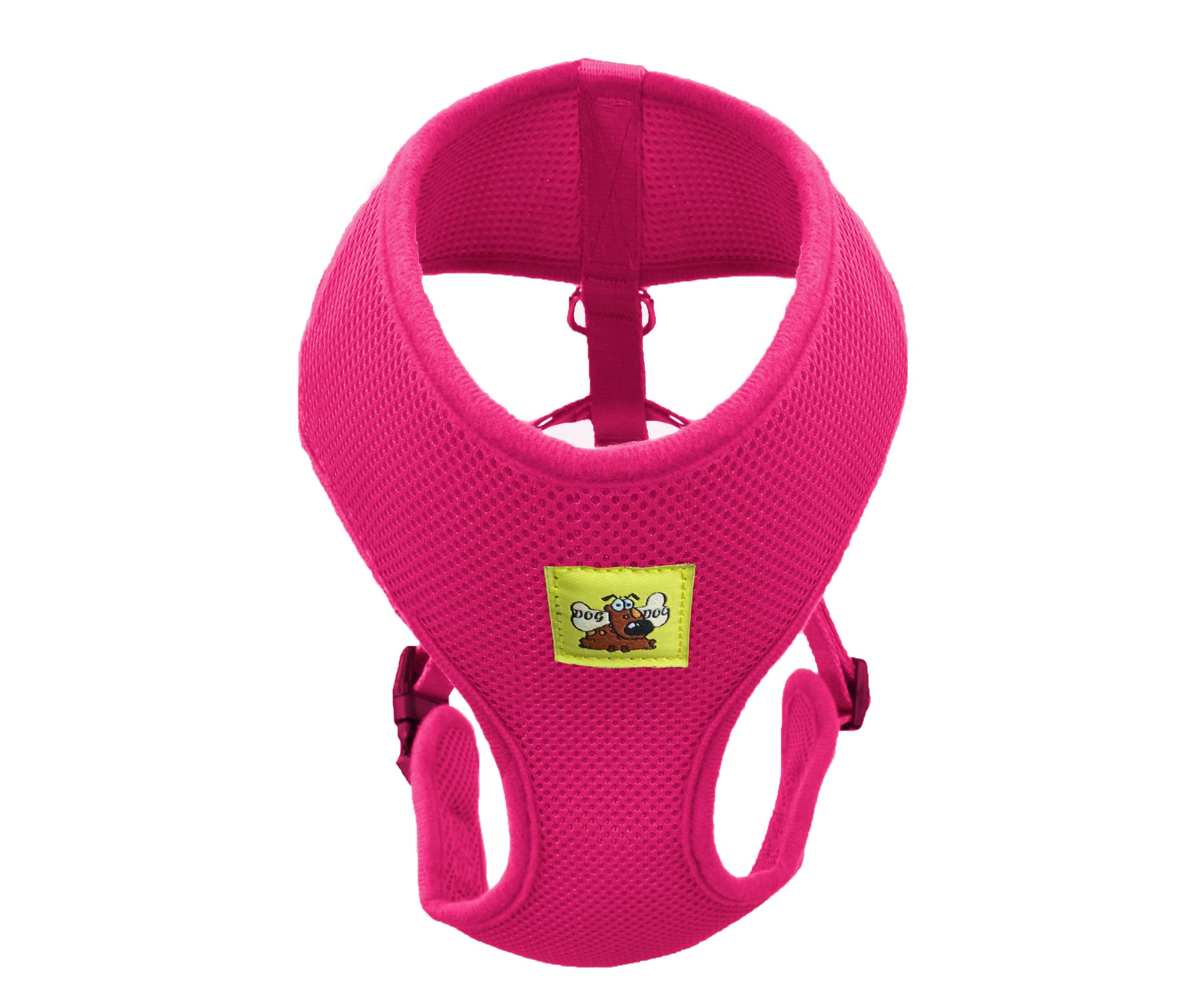 No Pull No Choke Adjustable Dog Harness - Reflective Breathable Pet Vest with Front Clip for Small Medium Large & X-Large Dogs (Pink) - Perfect for Walking, Running, Training & Outdoor Adventures