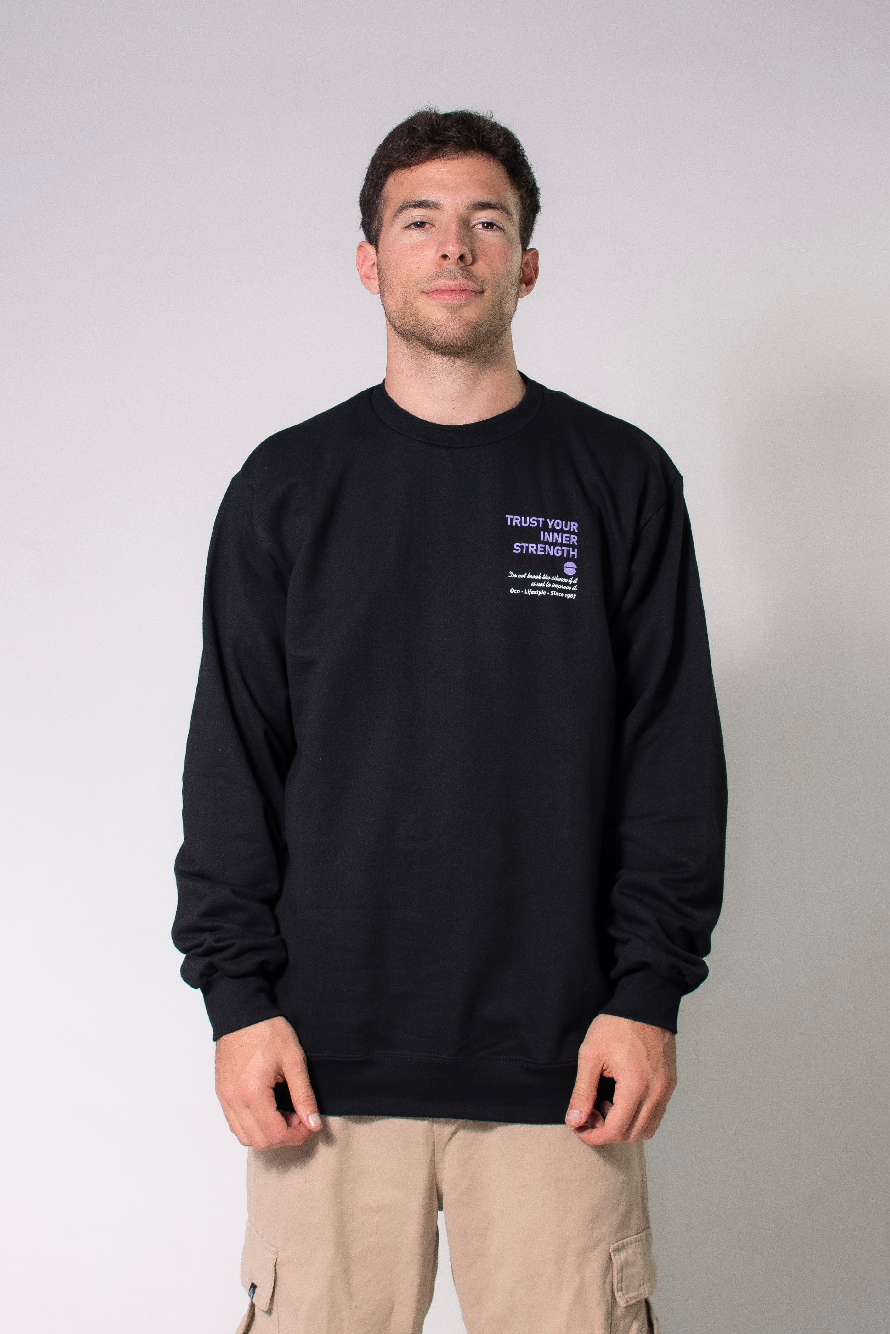 Original Black Men's Buzo Ocn J5 Hoodie - Stylish & Comfortable for Casual Wear, Gym, and Outdoor Activities