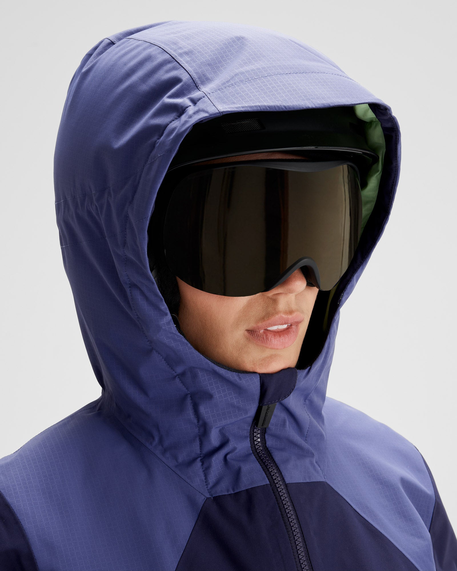 Women's PWDR Days 2L Insulated Waterproof Snow Jacket - Dark Horizon/Horizon Line - Winter Sports & Outdoor Activities