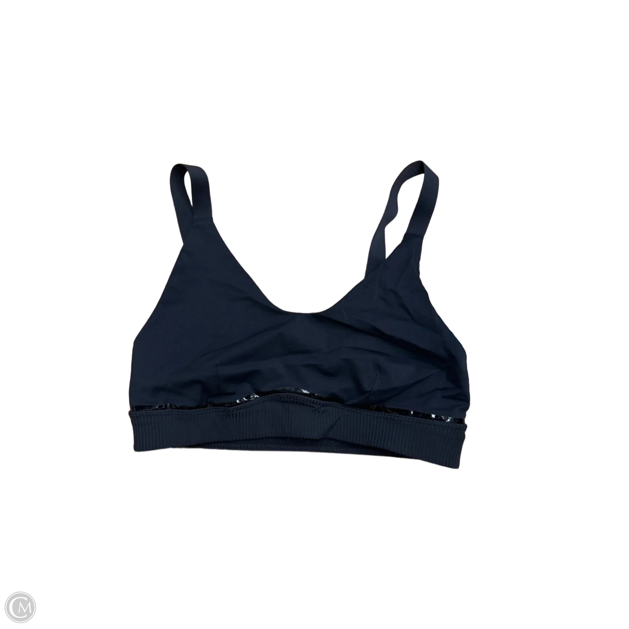 Lululemon Black Medium Athletic Sports Bra - High Support Workout, Yoga & Running Top for Women