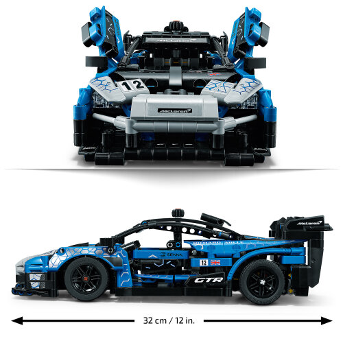 LEGO® Technic 42123 McLaren Senna GTR Racing Car Building Set - 830 Pieces, Model Kit for Adults & Teens - Perfect for Car Enthusiasts & Collectors - Great Gift for Birthday & Holidays - Build & Display for Home Office Decor