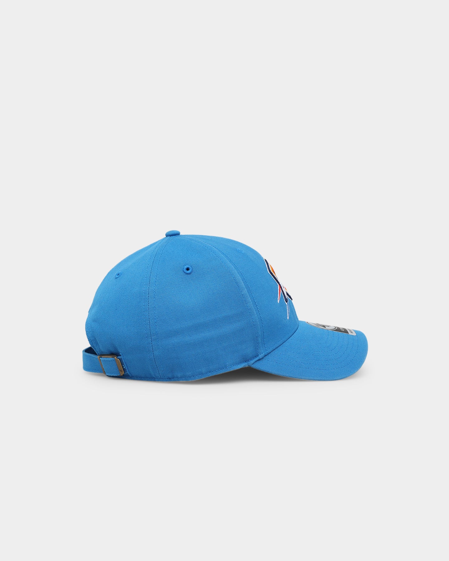47 Brand Oklahoma City Thunder MVP Adjustable Strapback Hat - Blue Razor - Perfect for NBA Fans, Game Day & Casual Wear