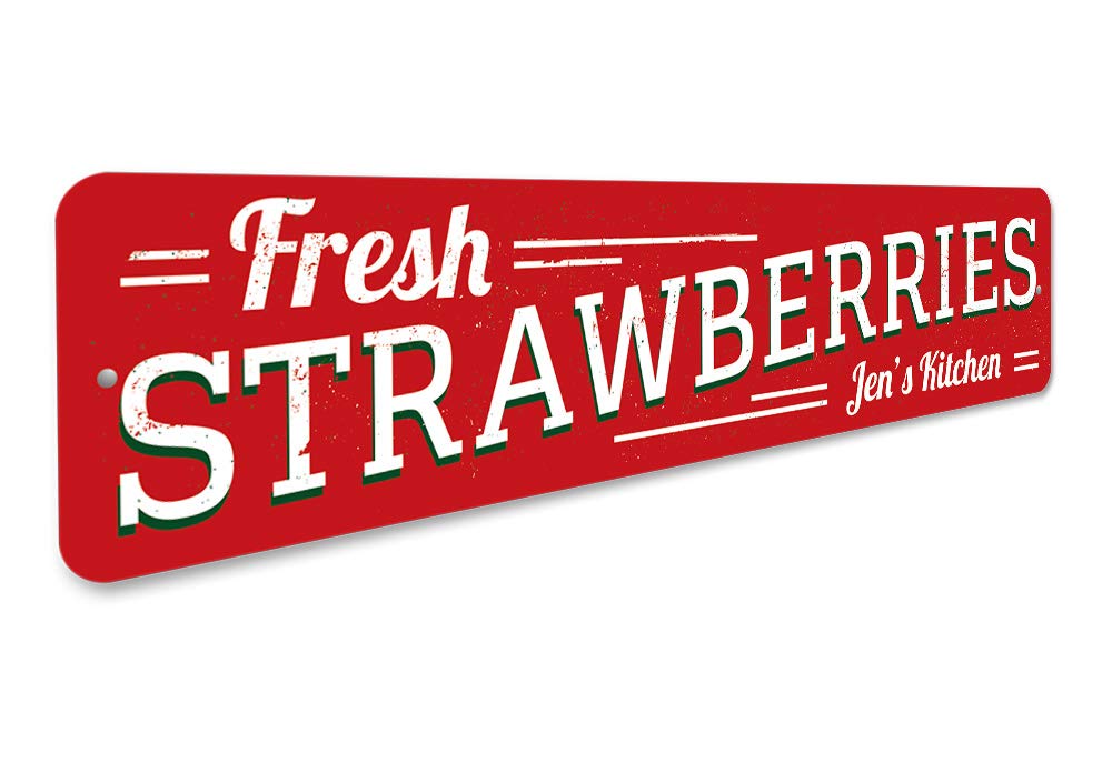 Custom Strawberry Kitchen Sign - 6