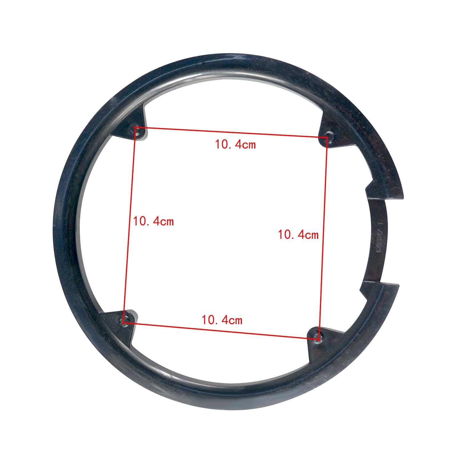Black Resin Bike Chain Guard Cover - Wheel Protector for Mountain Bike & BMX | Durable Crankset Chainring Shield | Perfect for Cycling, Commuting & Off-Road Adventures