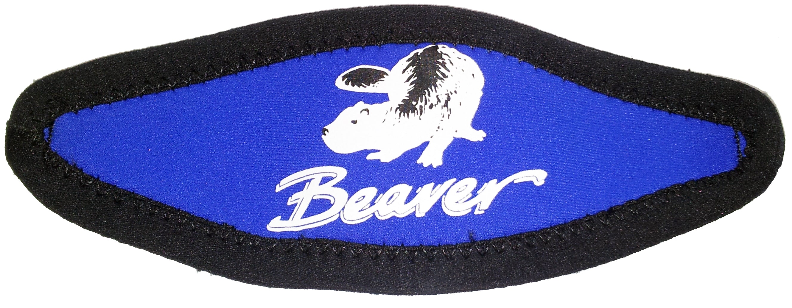 Beaver Blue Neoprene Mask Strap - Comfortable Adjustable Face Mask Holder for Sports, Work & Travel - Durable Neoprene Material for All-Day Wear