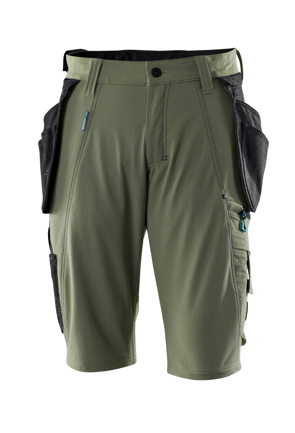 Mascot Advanced Work Shorts with Holster Pockets for Men - Durable Utility Shorts for Construction, Landscaping & Outdoor Work (Model 17149-311)