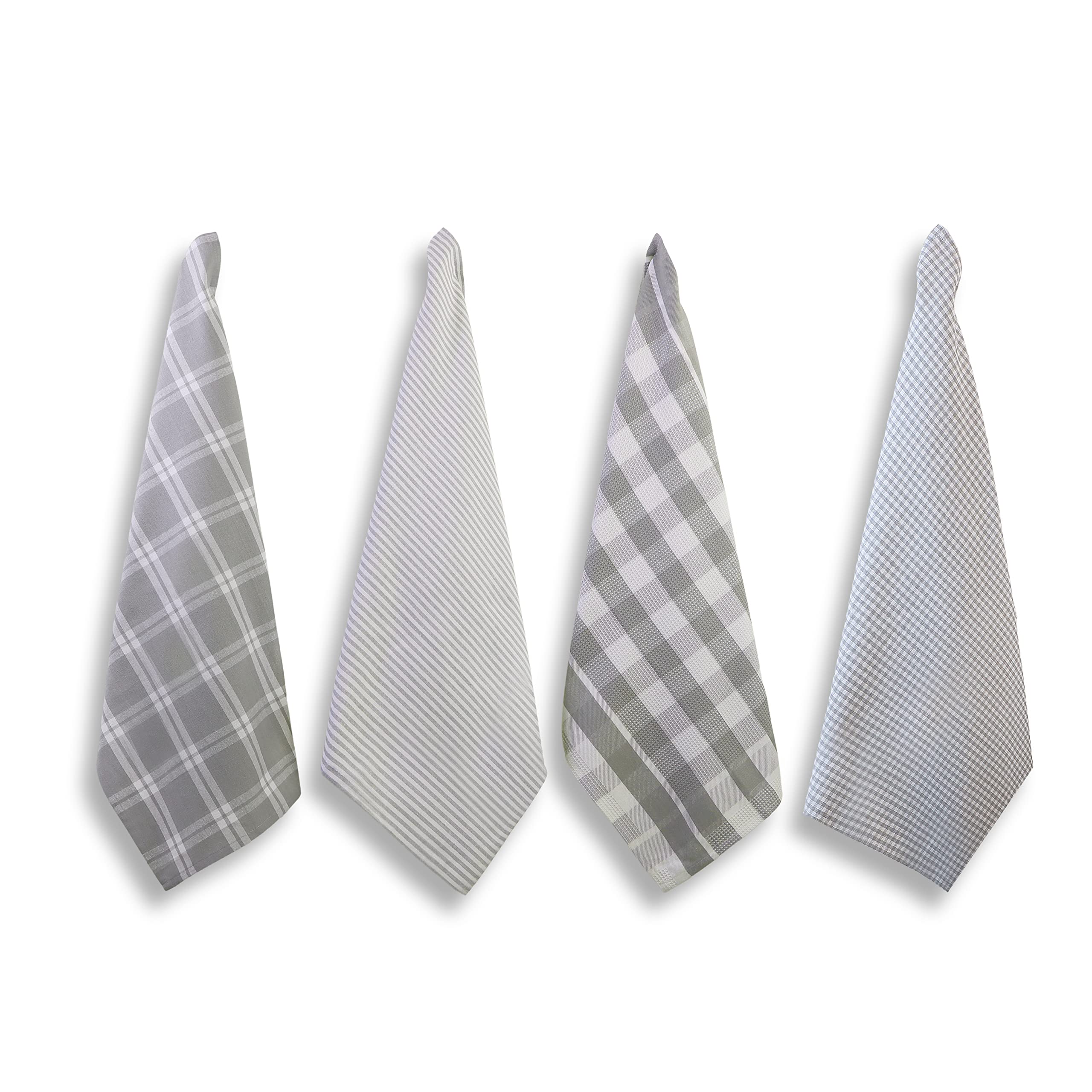LANE LINEN 4-Pack Premium Cotton Kitchen Towels Set - 18