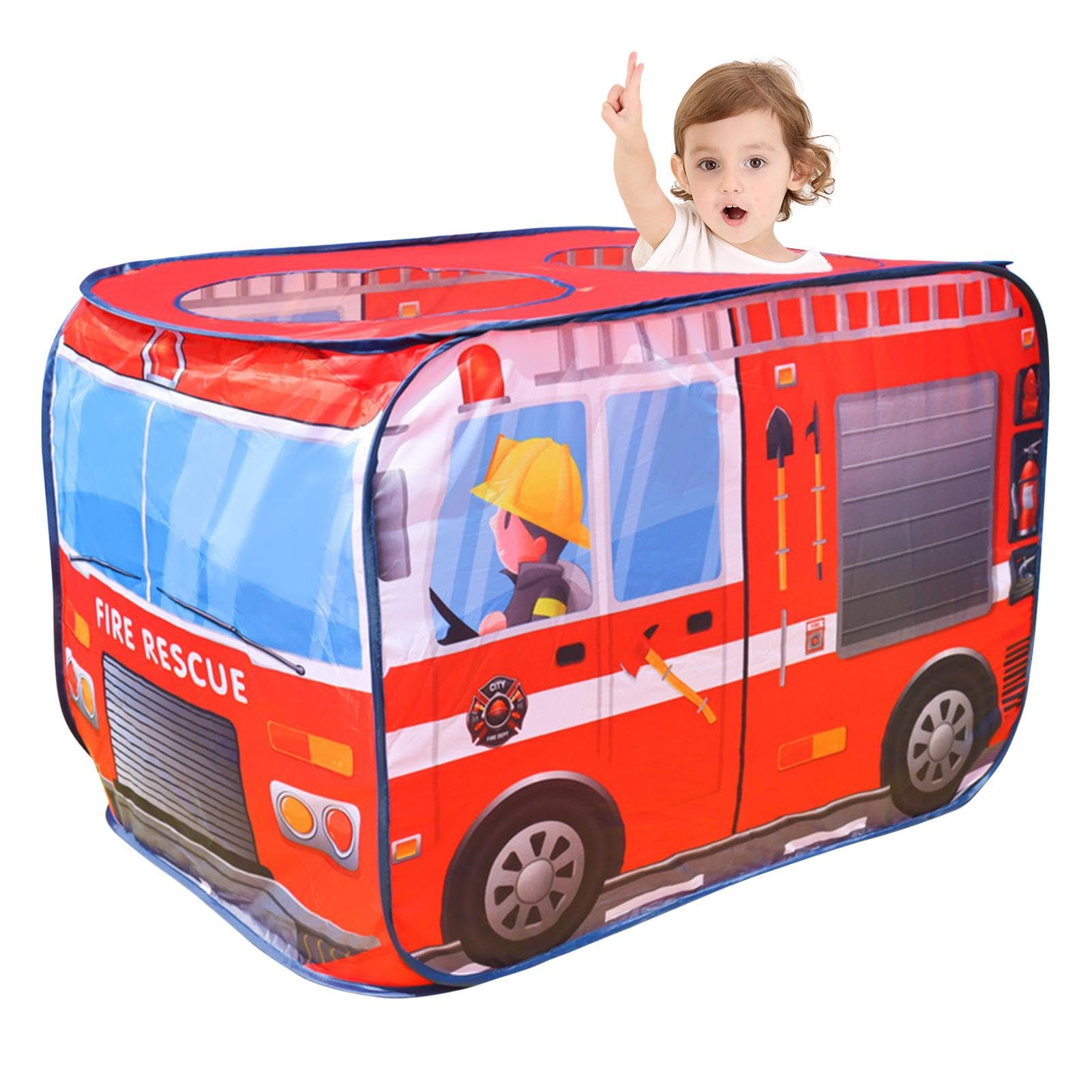 Foldable Kids Play Tent - Cartoon Playhouse for Indoor & Outdoor Use | Portable Toy Tent for Boys & Girls | Perfect for Birthday Gifts, Camping, Playroom & Backyard Fun